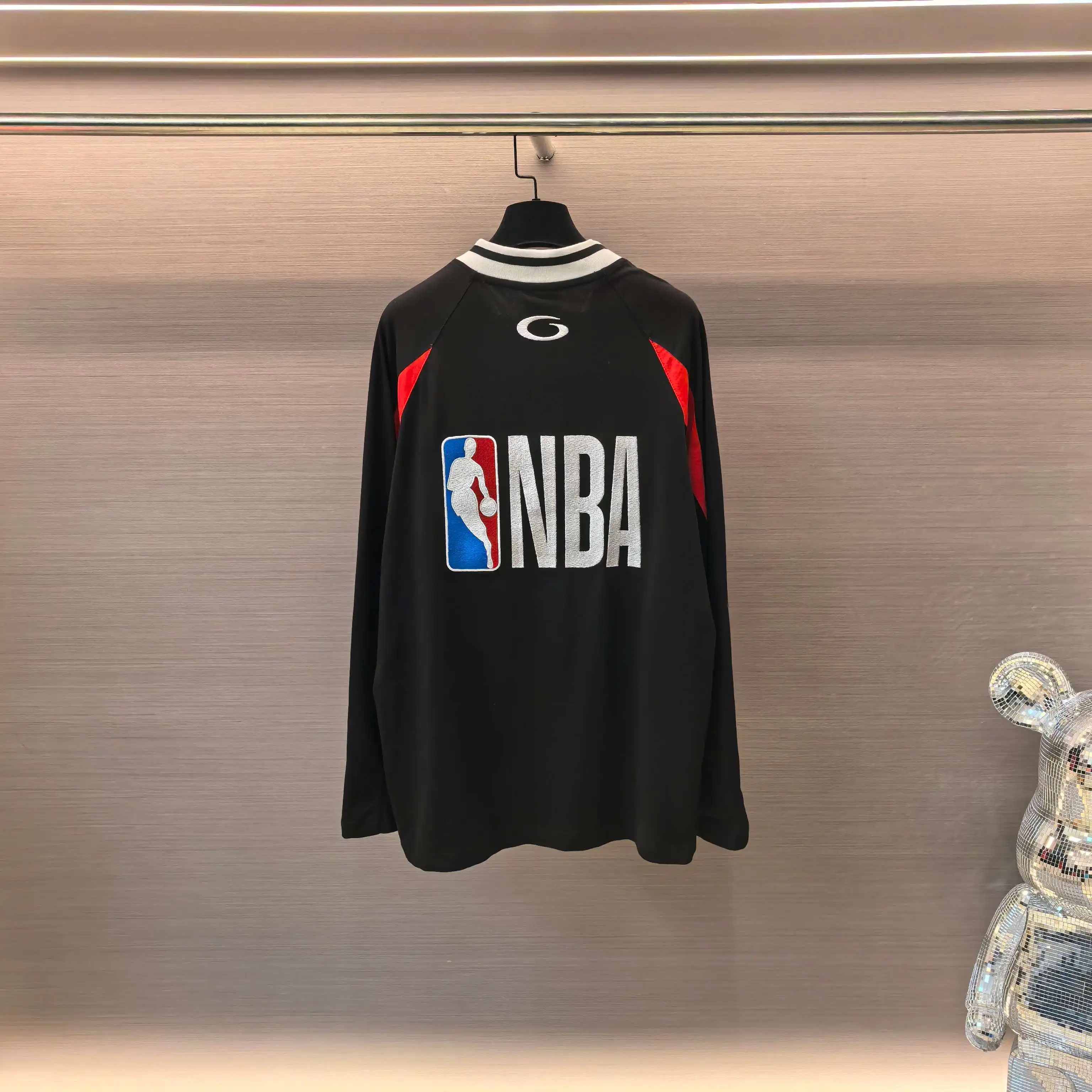 Oversized Embroidered Jersey Sweatshirt D15523661 — view 2