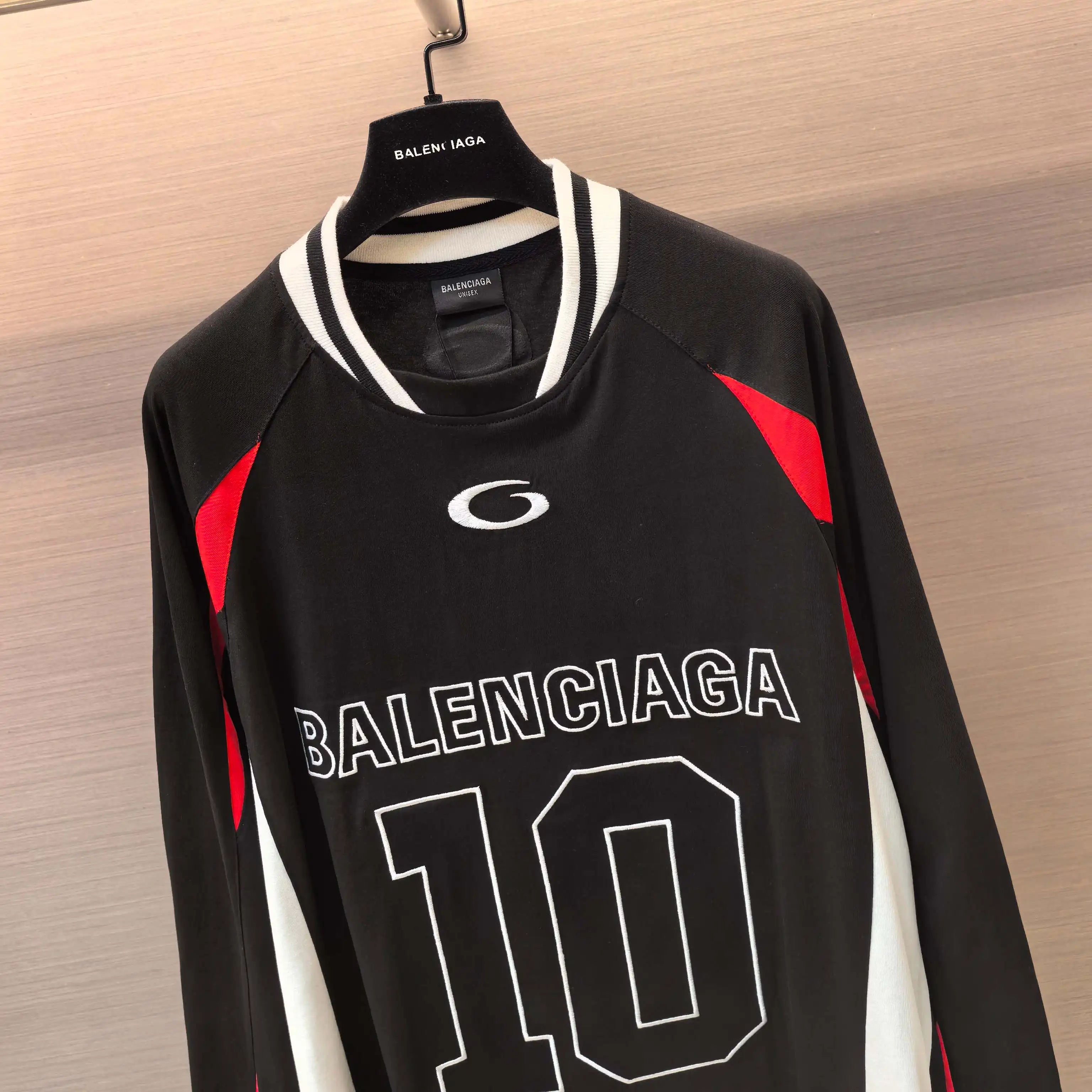 Oversized Embroidered Jersey Sweatshirt D15523661 — view 3