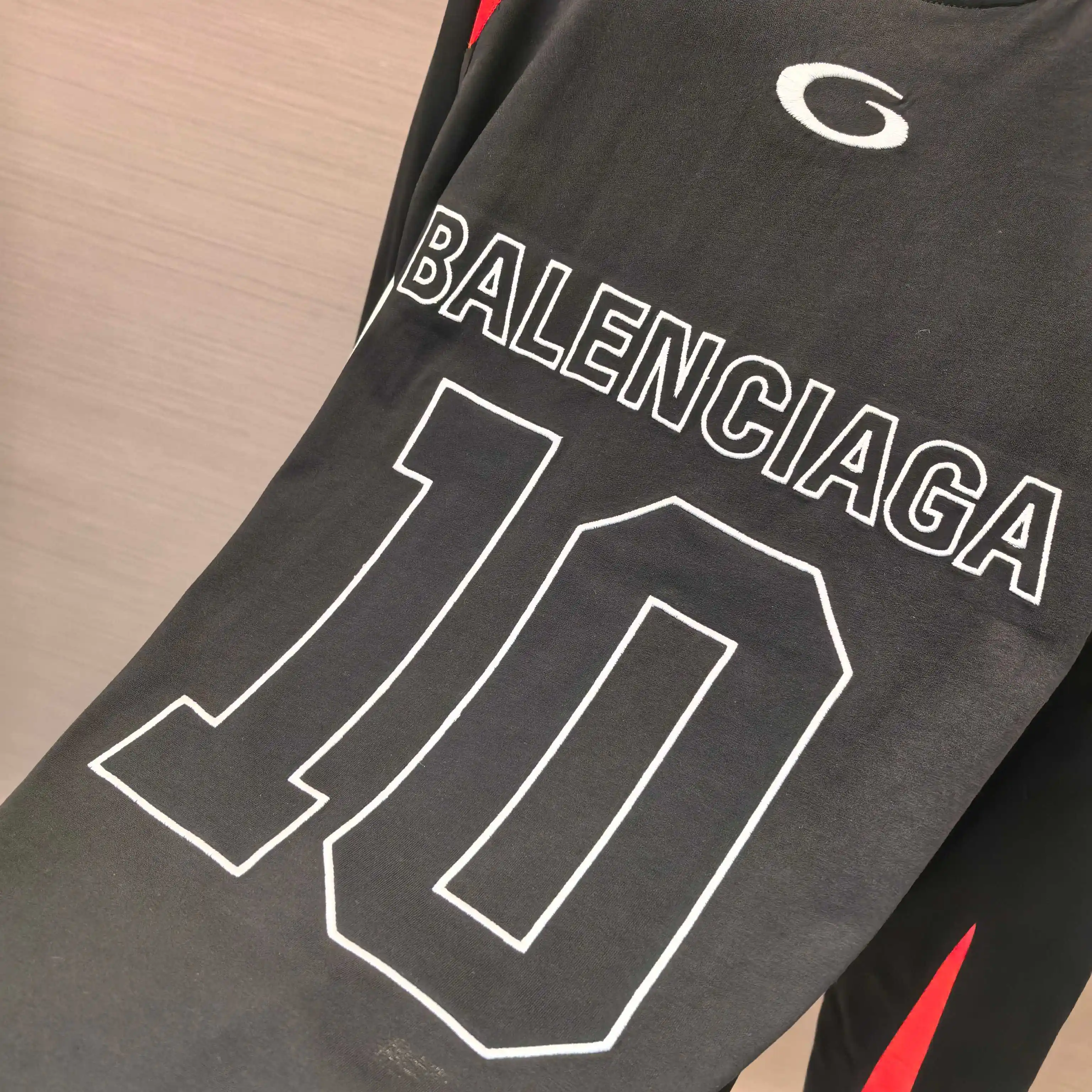 Oversized Embroidered Jersey Sweatshirt D15523661 — view 4