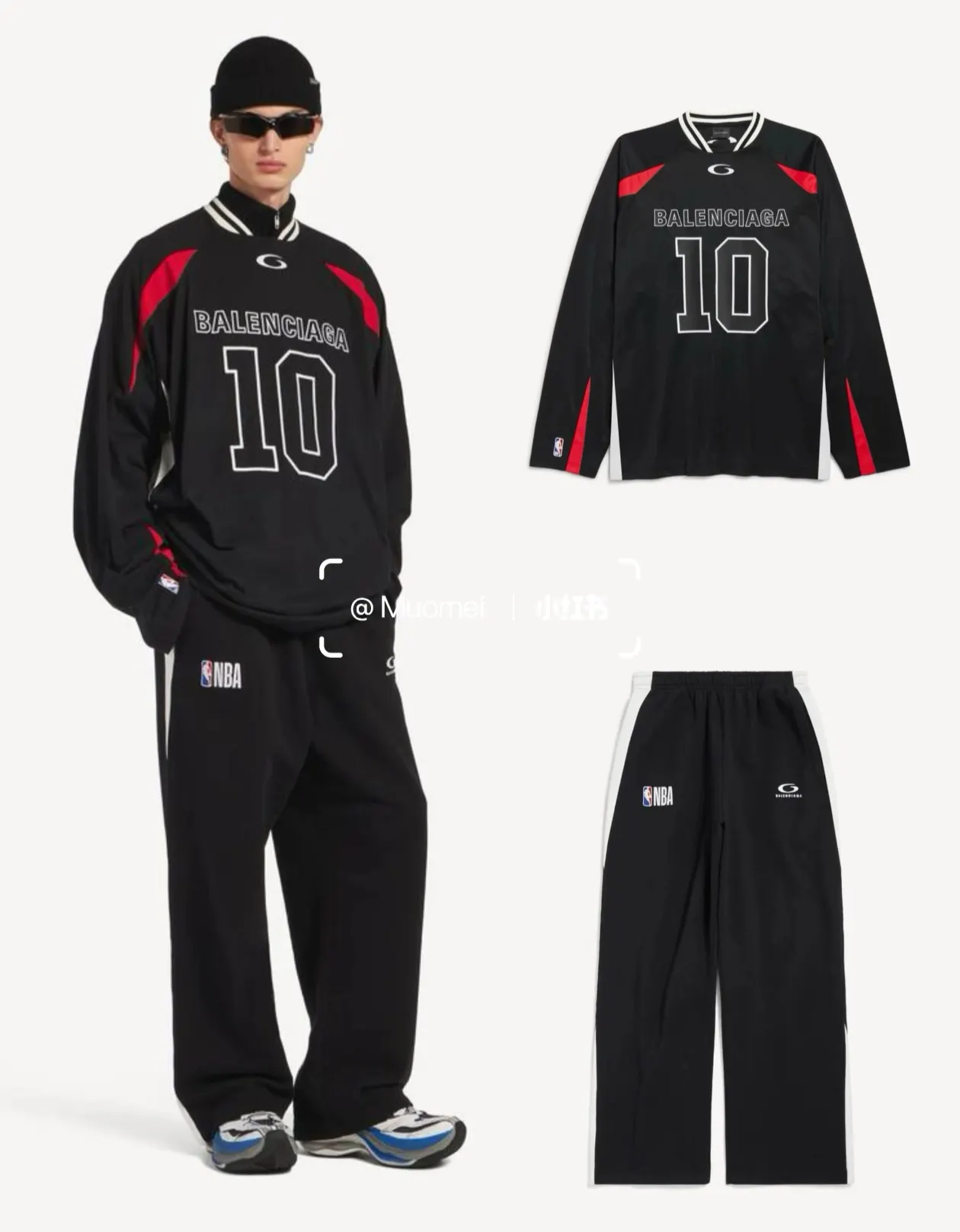 Oversized Embroidered Jersey Sweatshirt D15523661 — view 9