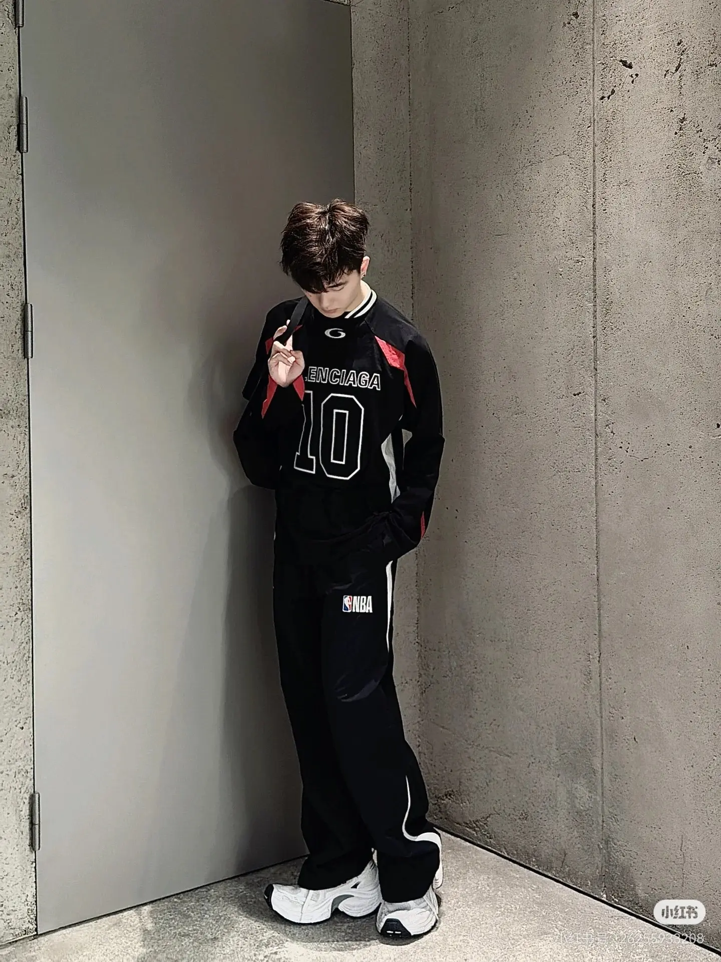 Balenciaga x NBA Oversized Embroidered Jersey D15523660 — view 2