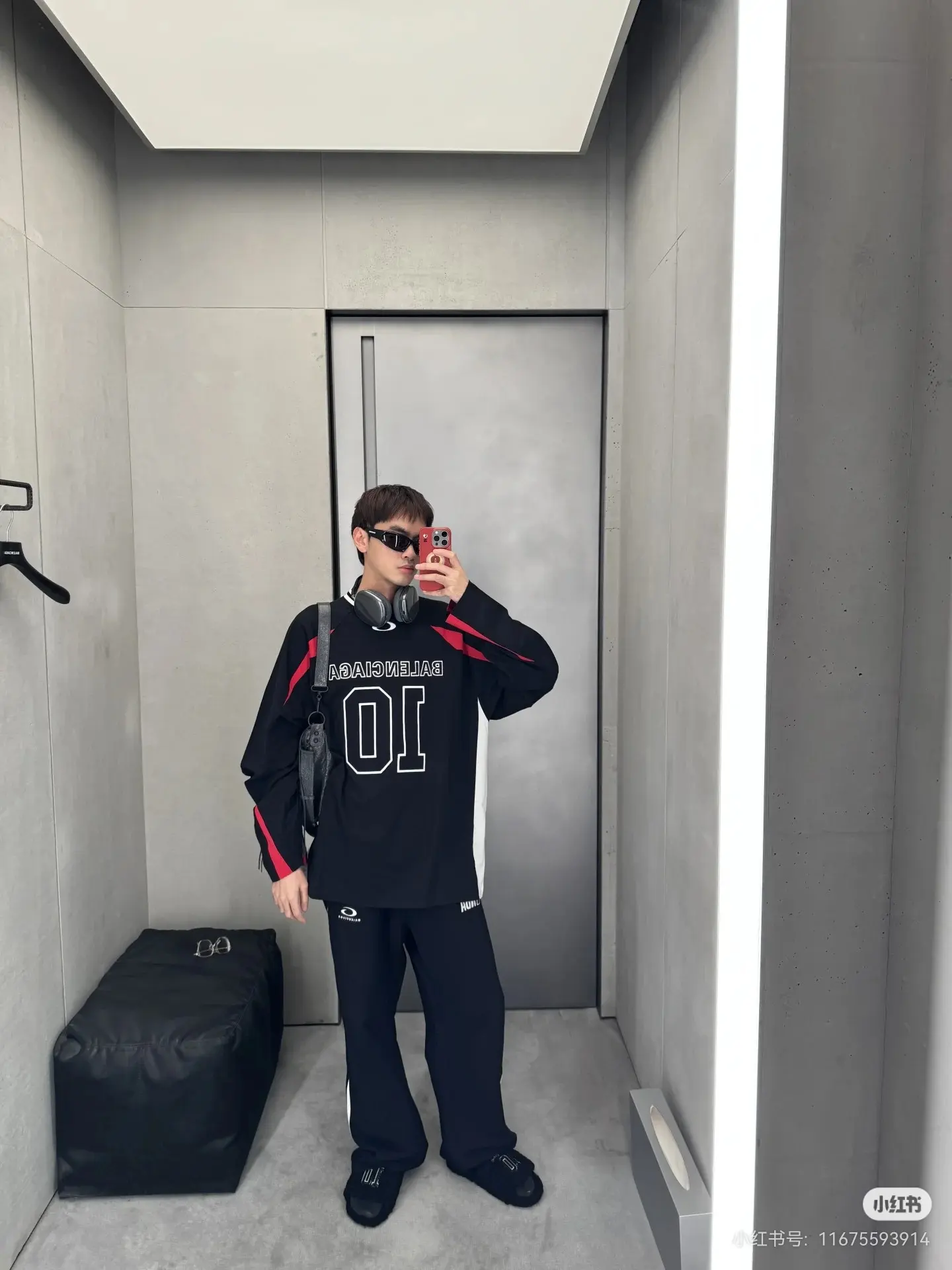 Balenciaga x NBA Oversized Embroidered Jersey D15523660 — view 8