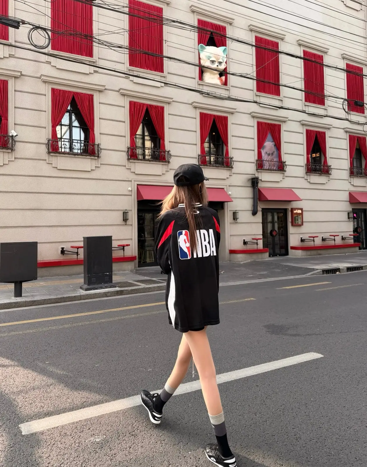 Balenciaga x NBA Oversized Embroidered Jersey D15523659 — view 2