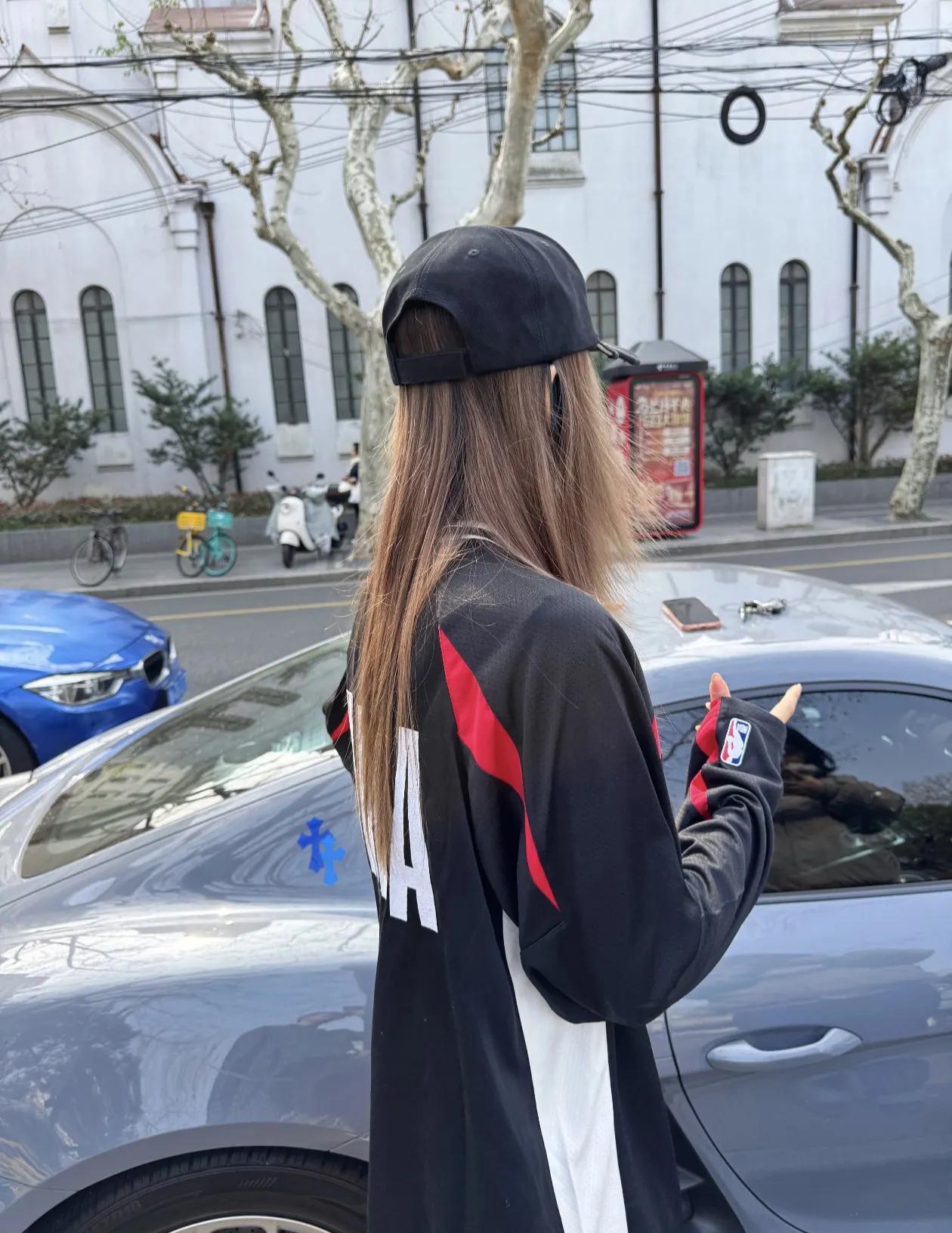 Balenciaga x NBA Oversized Embroidered Jersey D15523659 — view 4