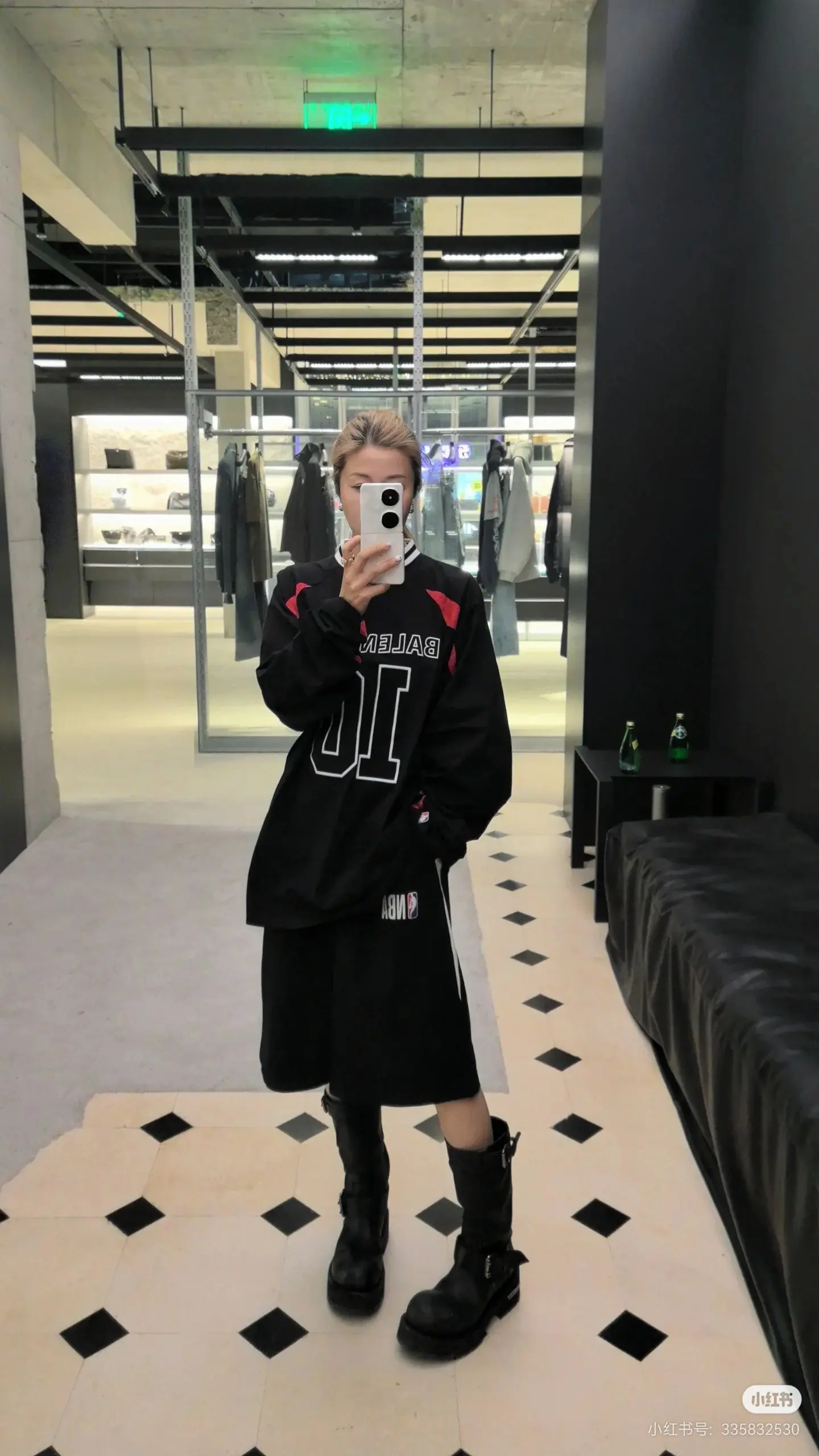 Balenciaga x NBA Oversized Embroidered Jersey D15523659 — view 7