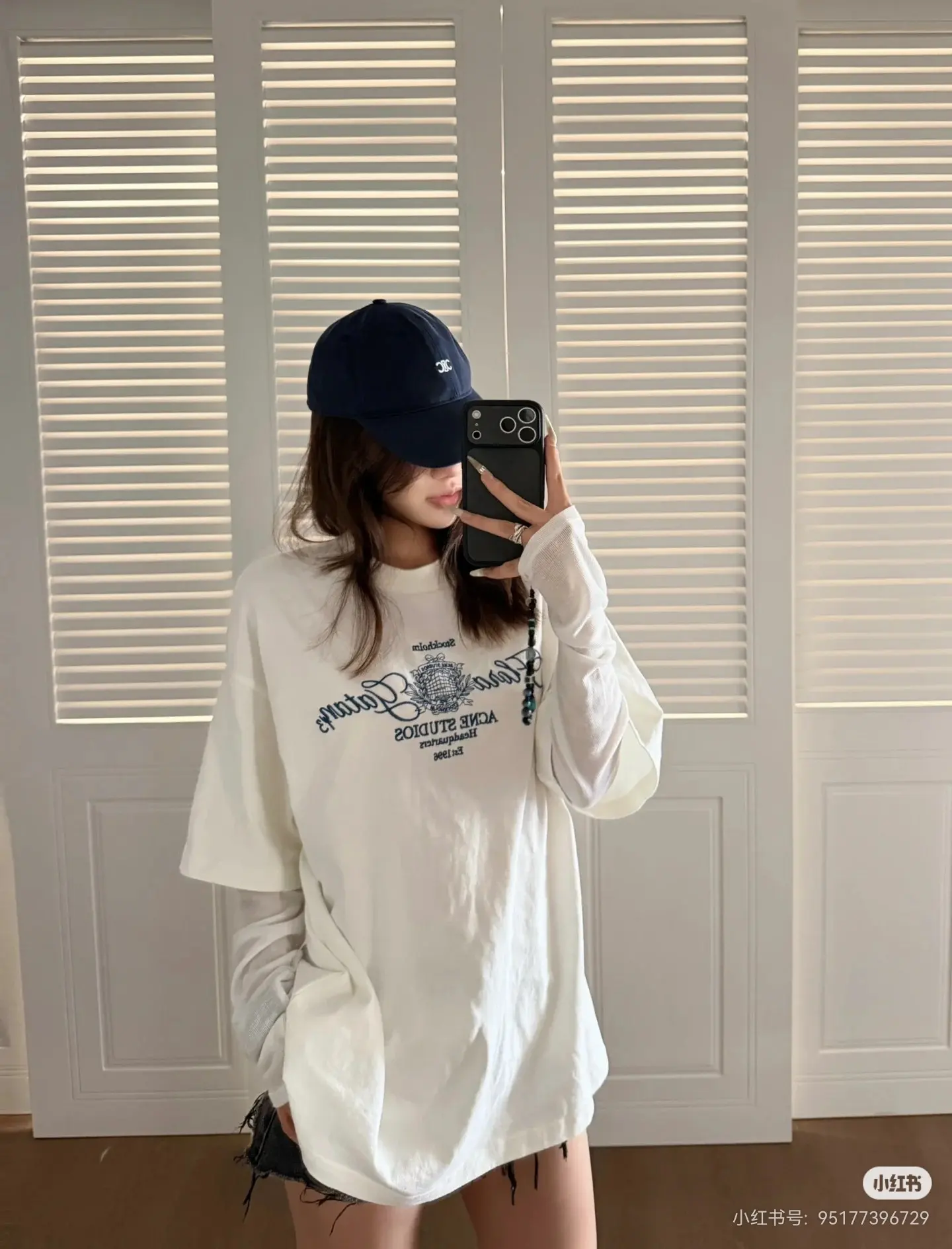 Layered-Effect Embroidered Cotton T-Shirt D15523846 — view 6