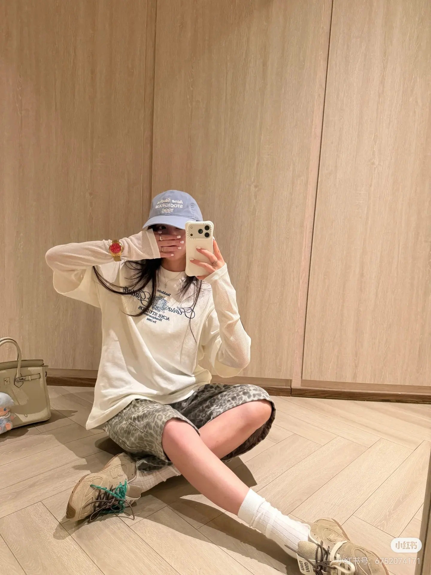 Layered-Effect Embroidered Cotton T-Shirt D15523846 — view 8