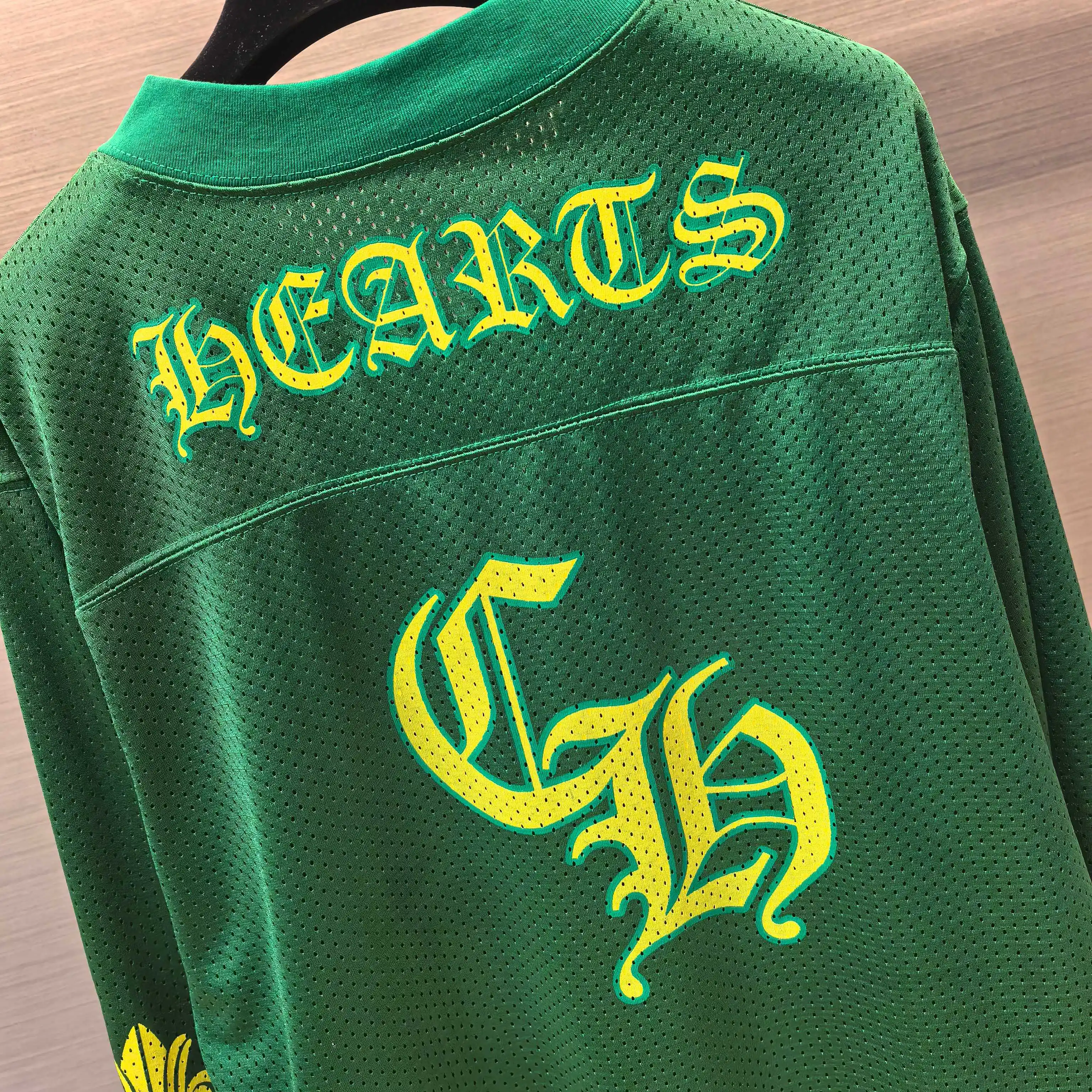 Chrome Hearts Logo Print Mesh Hockey Jersey D15523599 — view 5