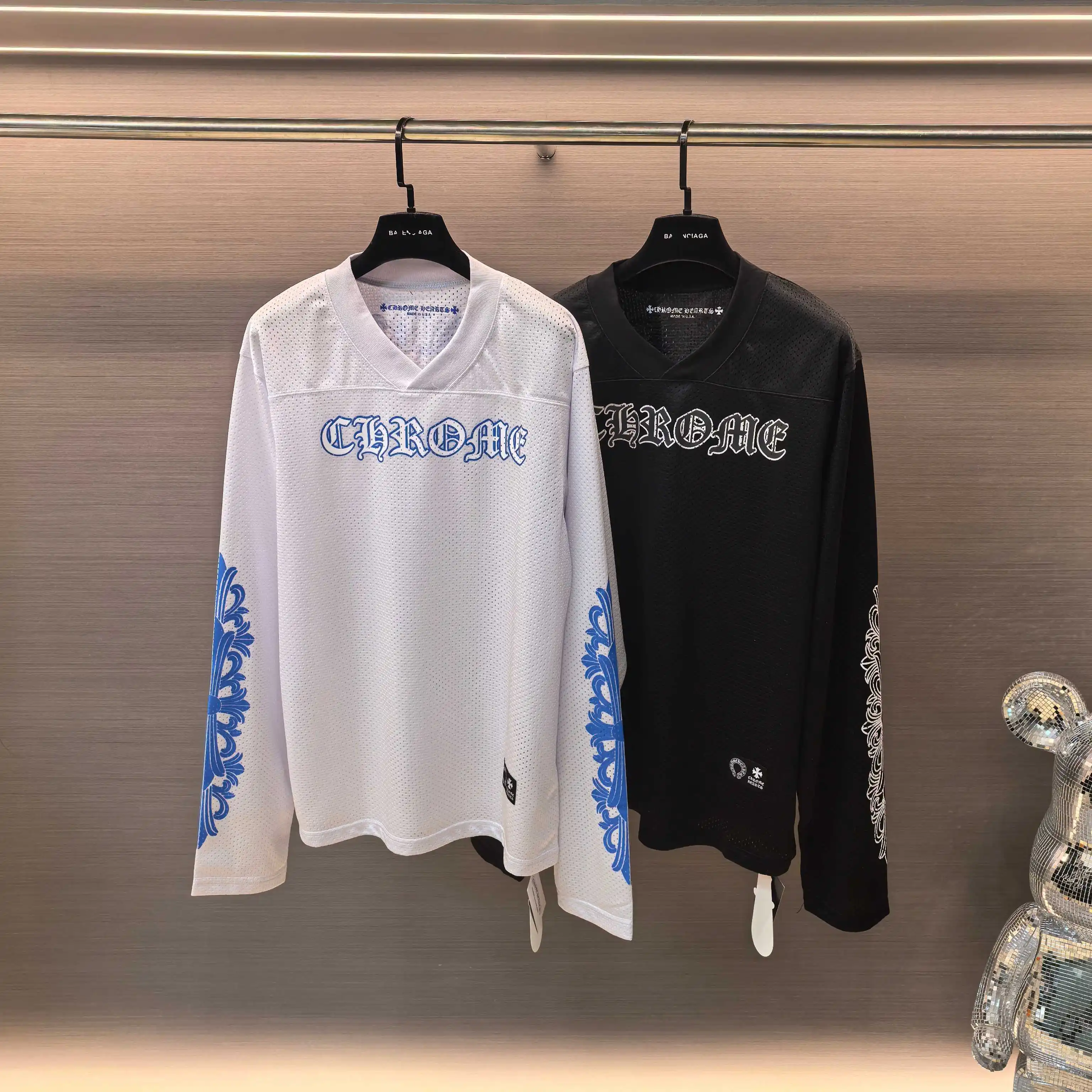 Logo-Print Mesh Hockey Jersey D15523603