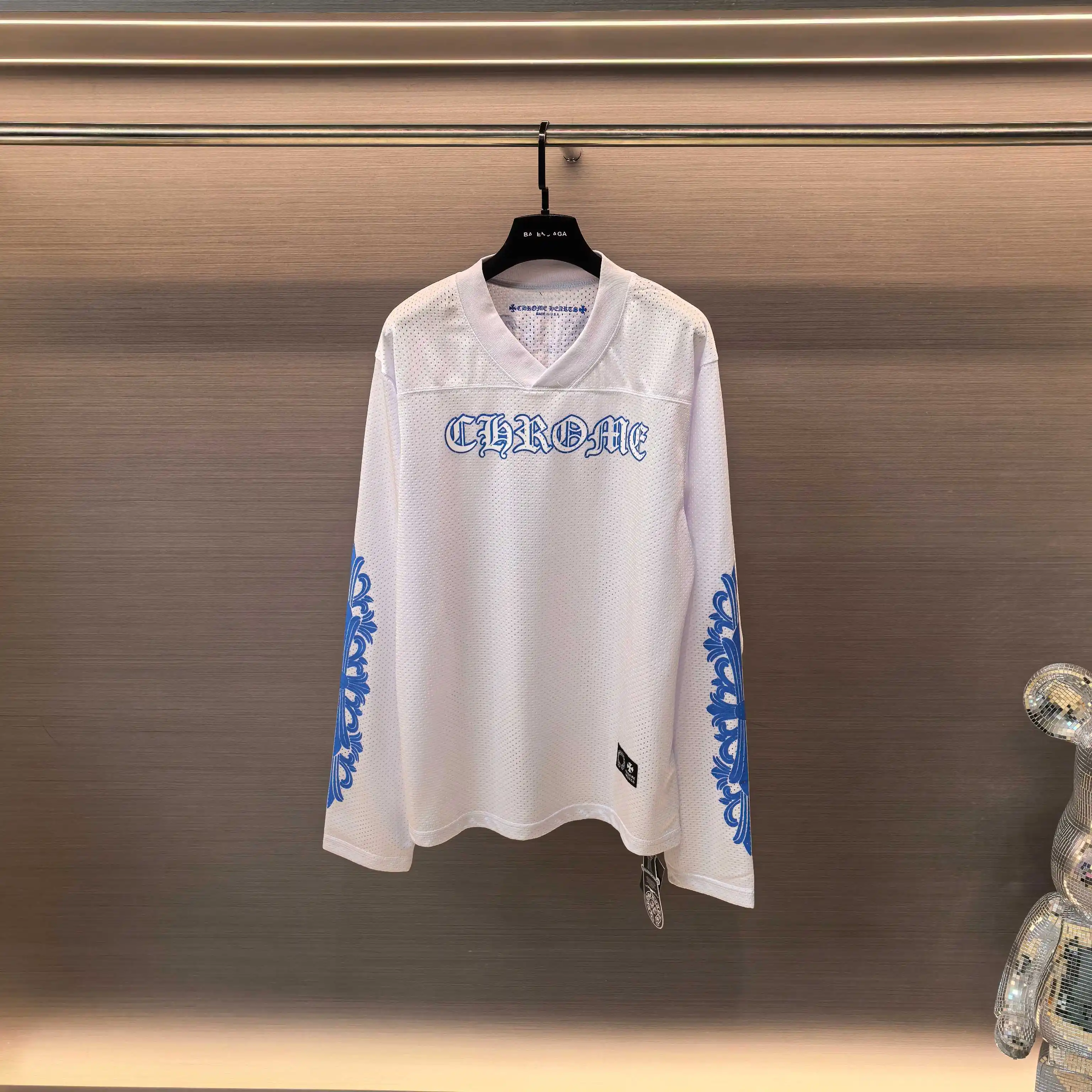 Logo-Print Mesh Hockey Jersey D15523603 — view 2