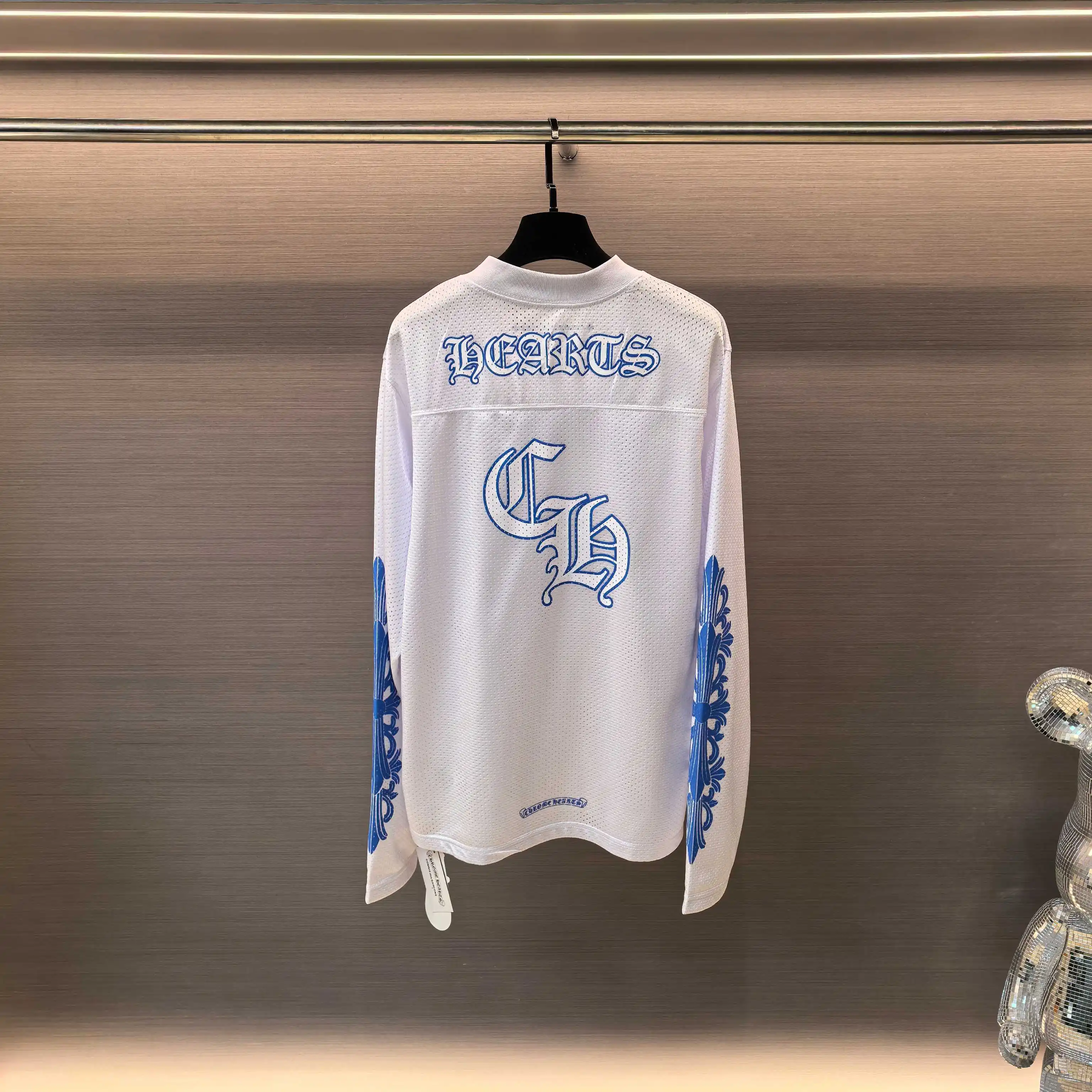 Logo-Print Mesh Hockey Jersey D15523603 — view 3