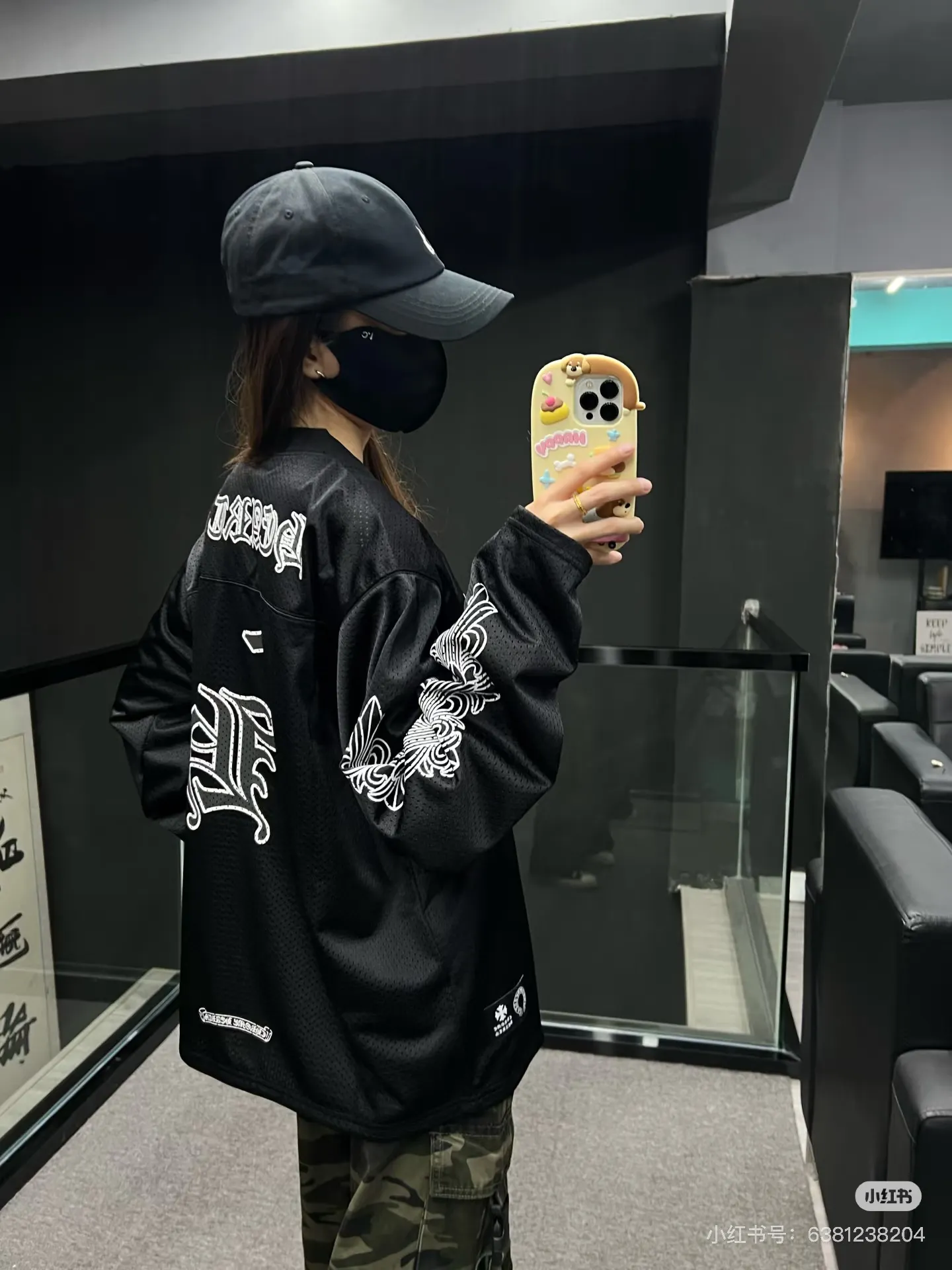 Oversized Mesh Hockey Jersey T-Shirt D15523604 — view 6