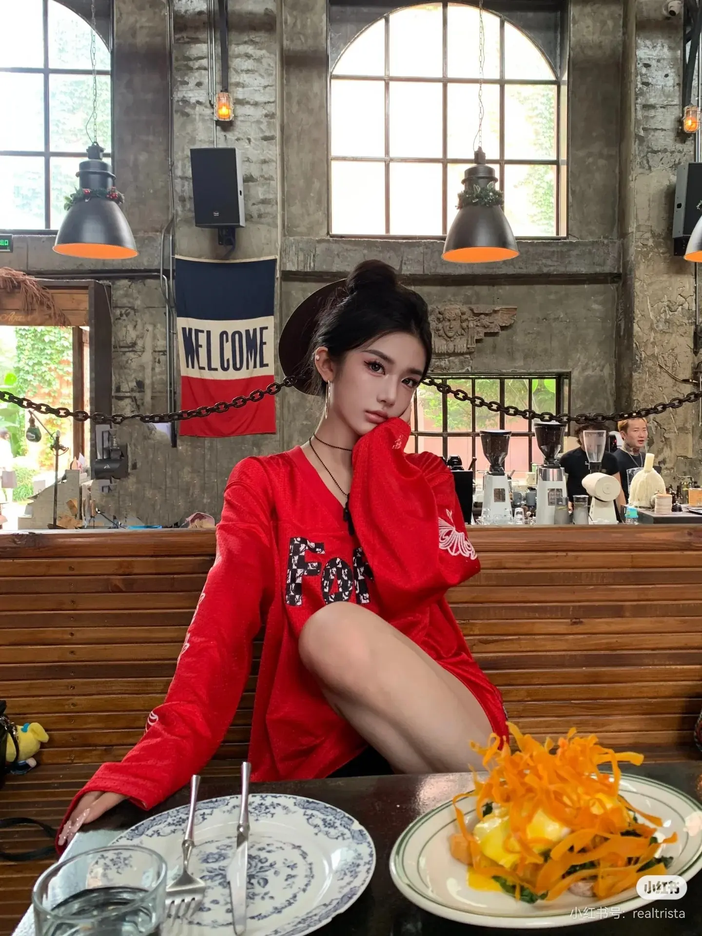 Logo Print Mesh Jersey T-Shirt D15523858 — view 7