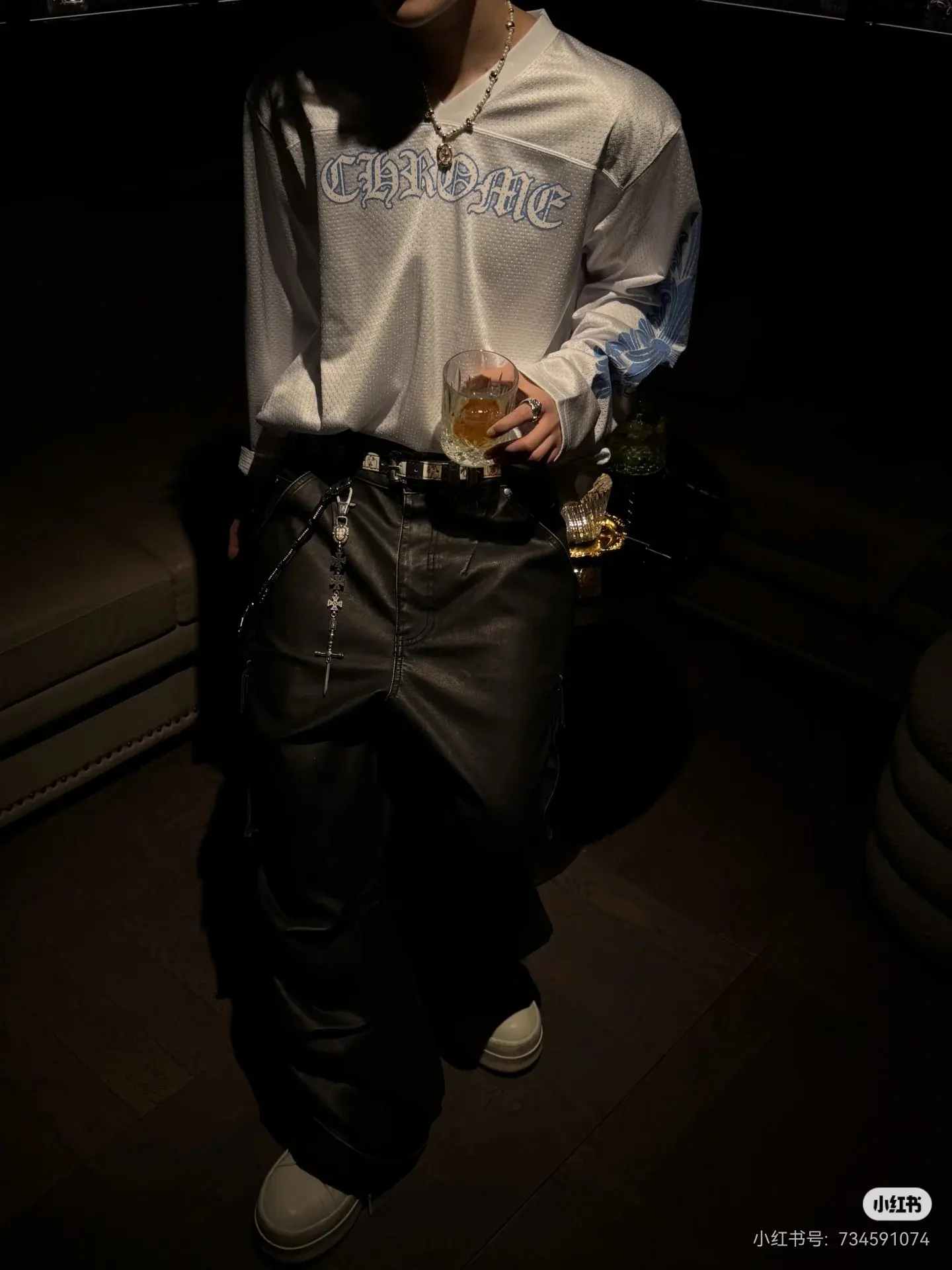 Oversized Mesh Hockey Jersey Sweatshirt D15523600 — view 8