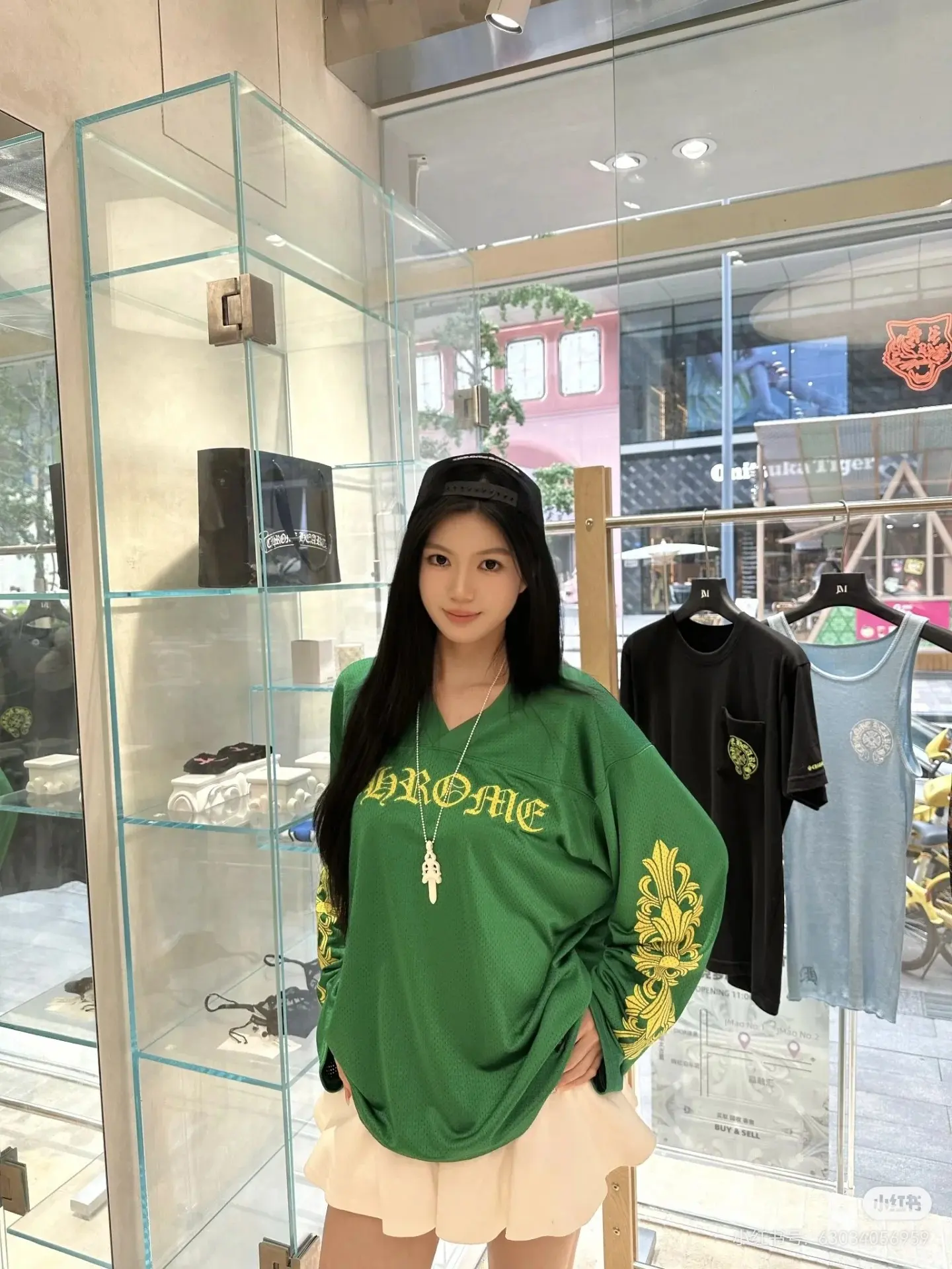Logo-Print Mesh Hockey Jersey D15523596 — view 2