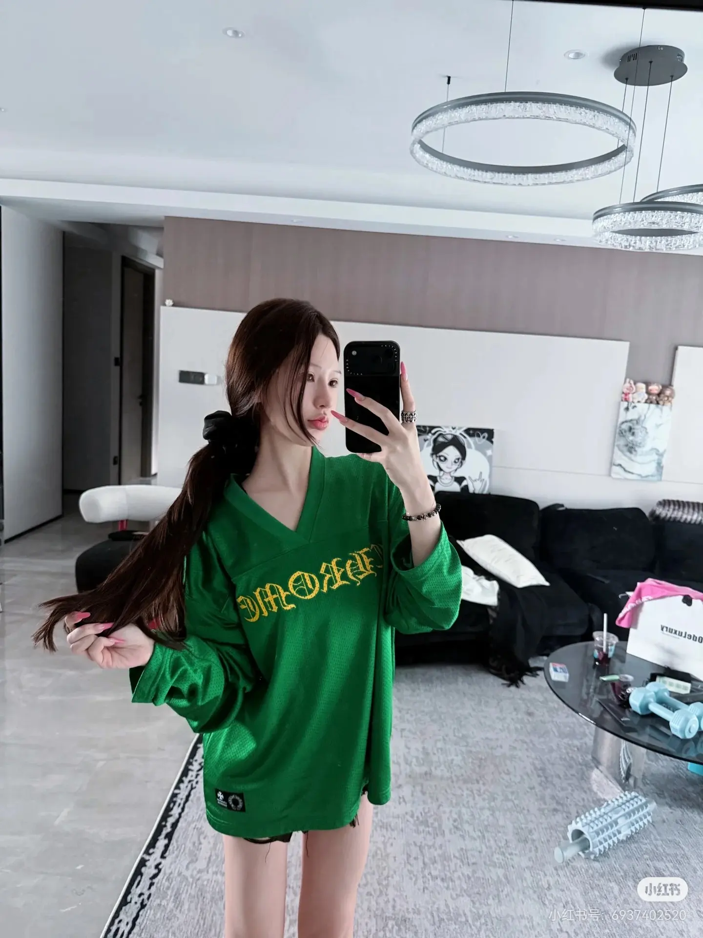 Logo-Print Mesh Hockey Jersey D15523596 — view 3