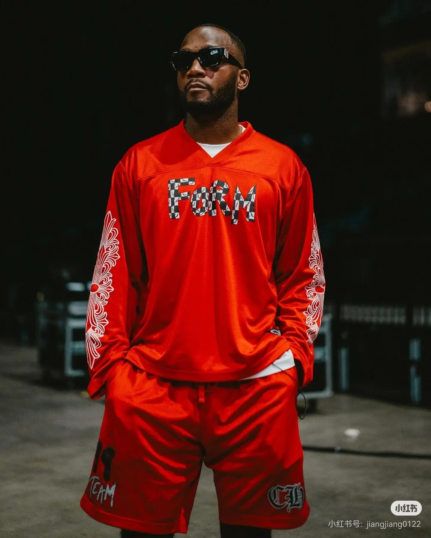 Logo-Print Mesh Hockey Jersey D15523859