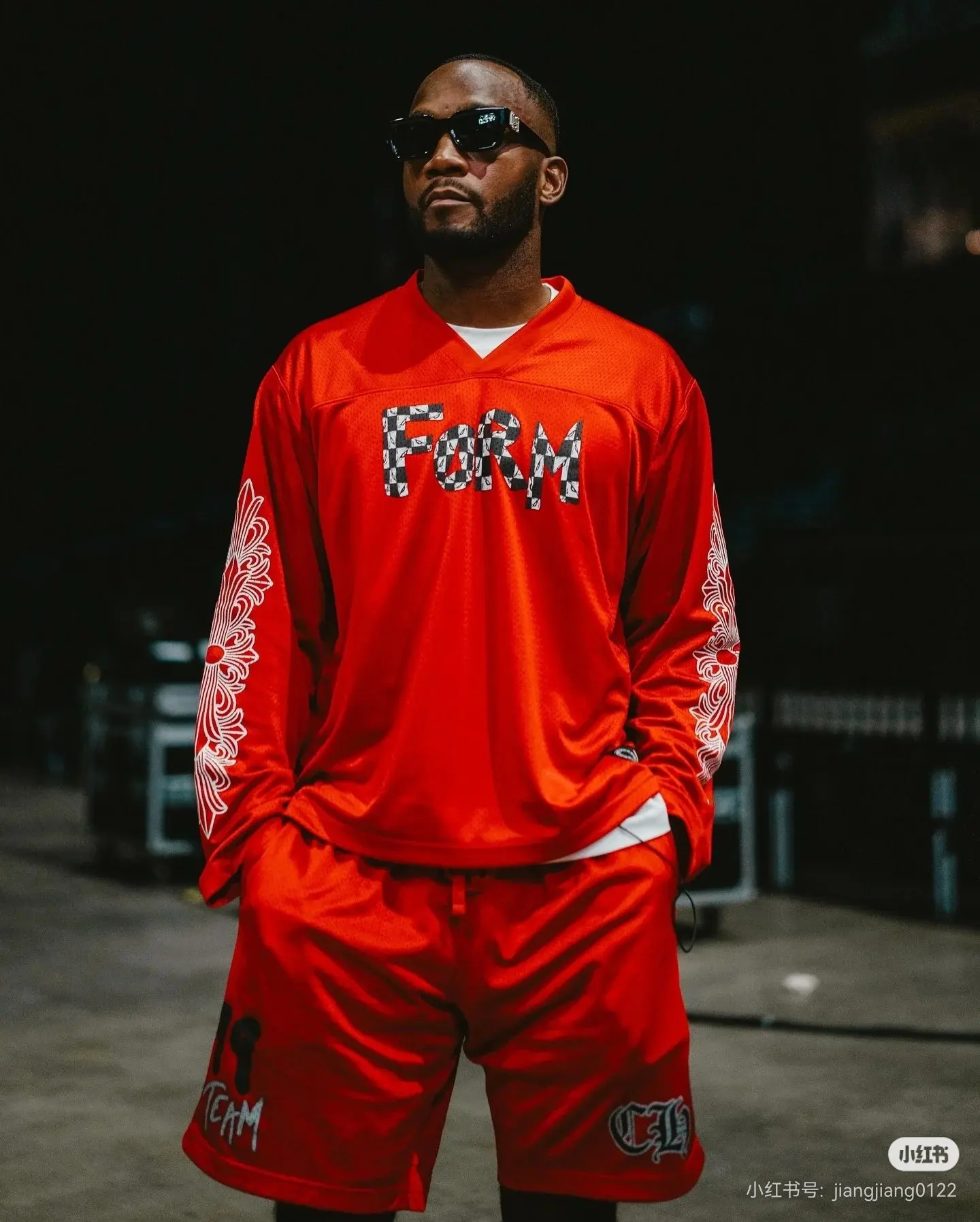 Logo-Print Mesh Hockey Jersey D15523859