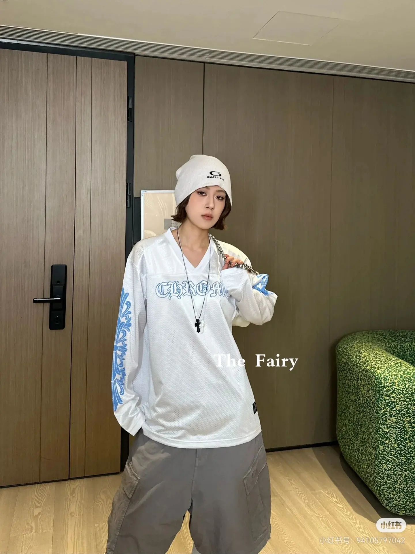 Logo-Print Mesh Hockey Jersey D15523601
