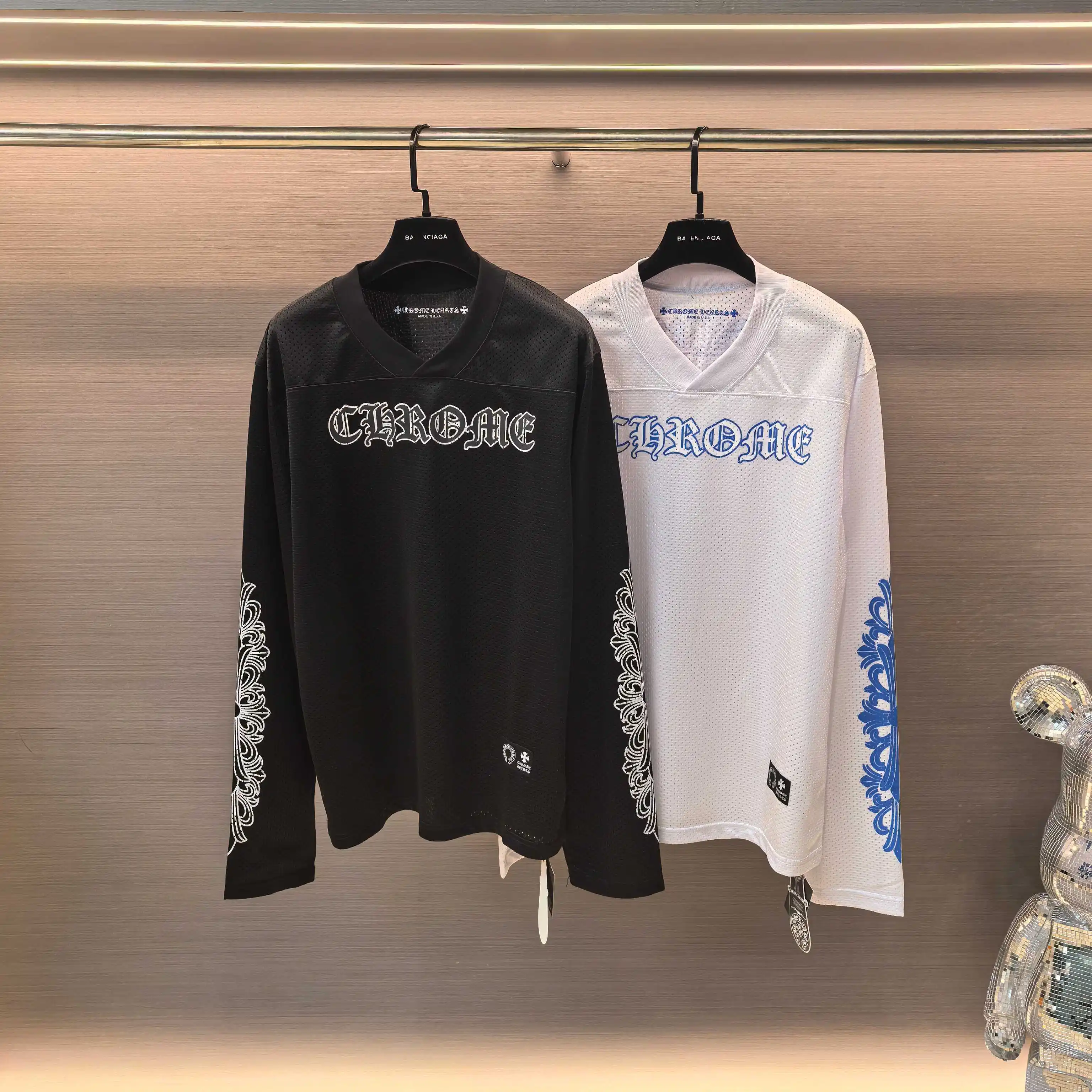 Logo-Print Mesh Hockey Jersey D15523606
