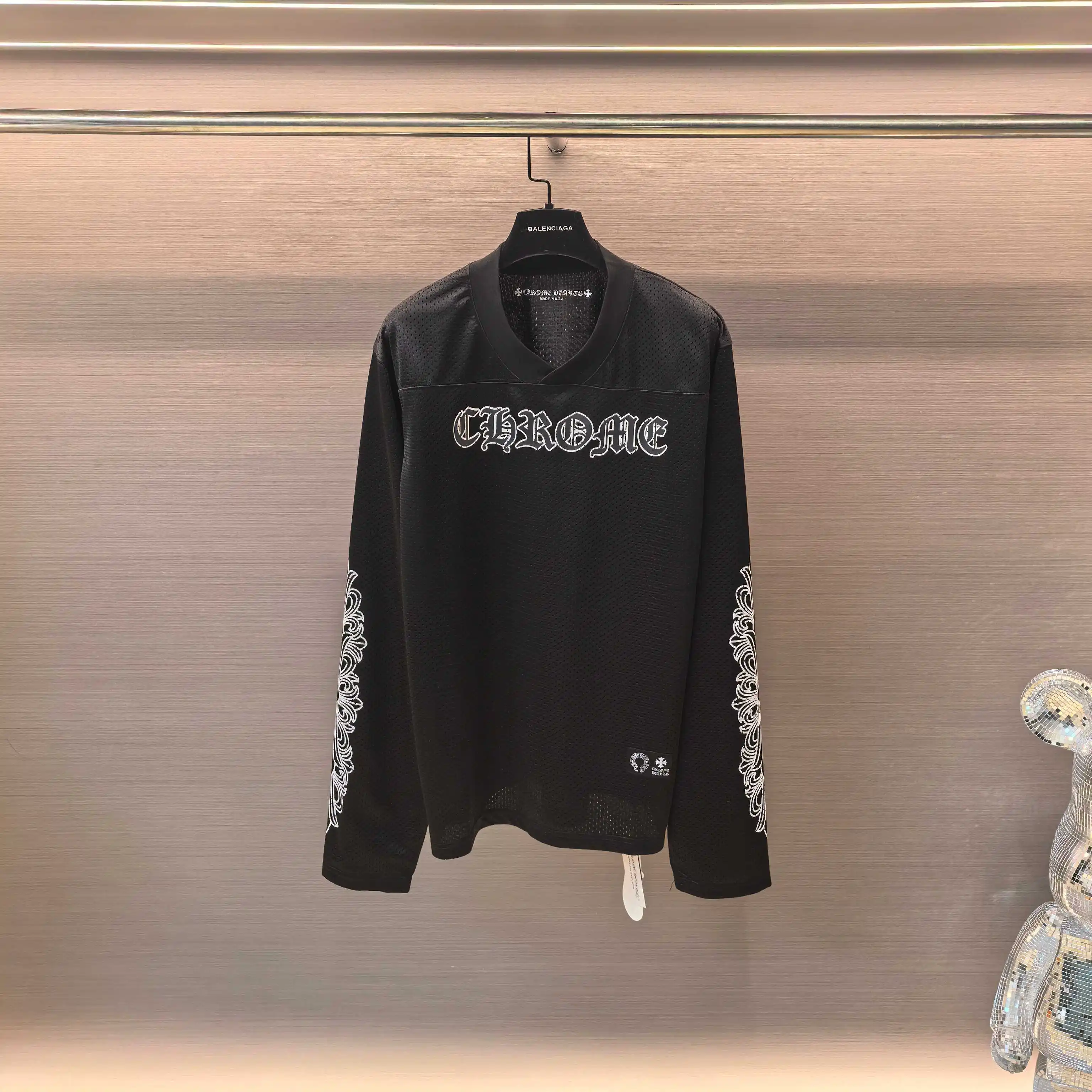 Logo-Print Mesh Hockey Jersey D15523606 — view 2
