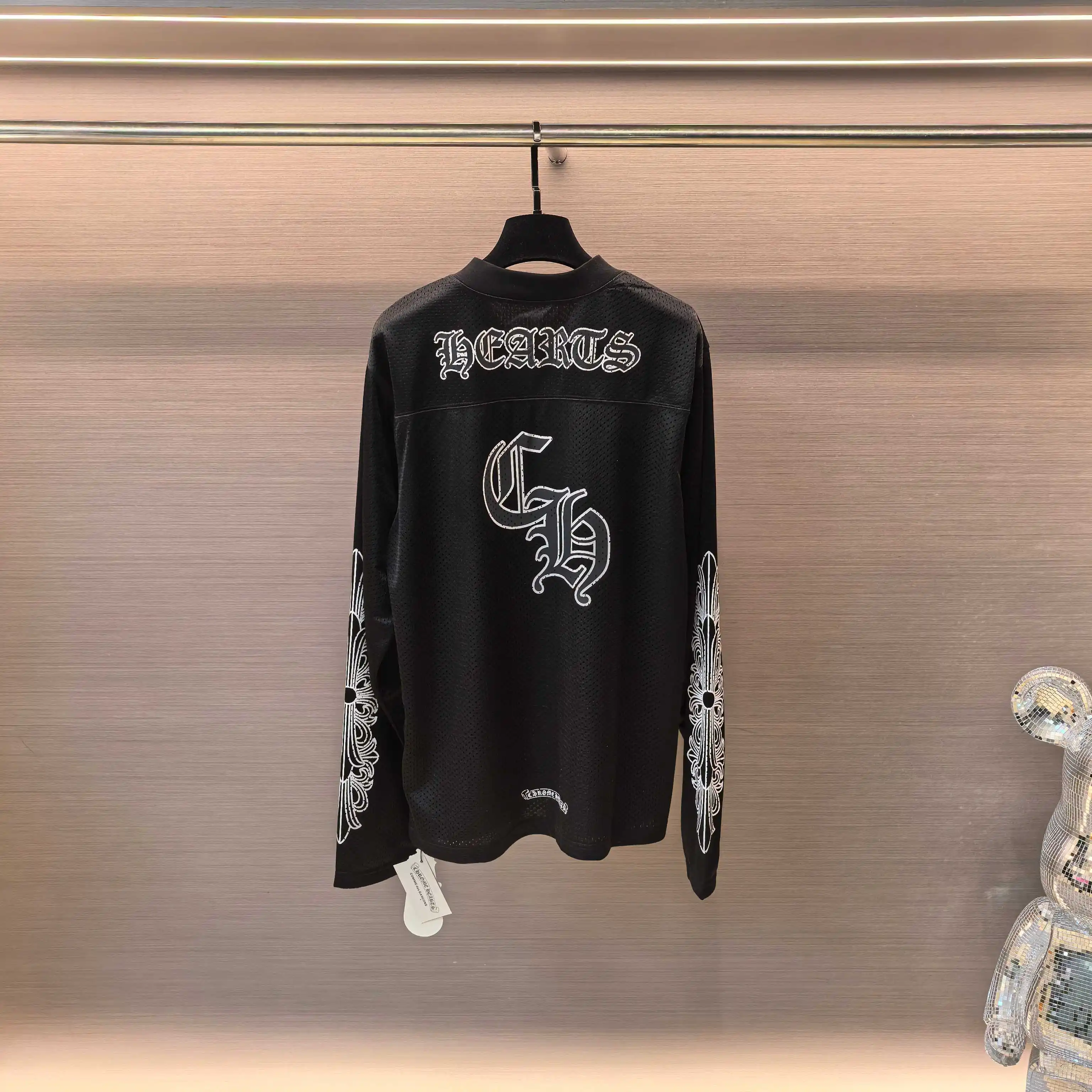 Logo-Print Mesh Hockey Jersey D15523606 — view 3