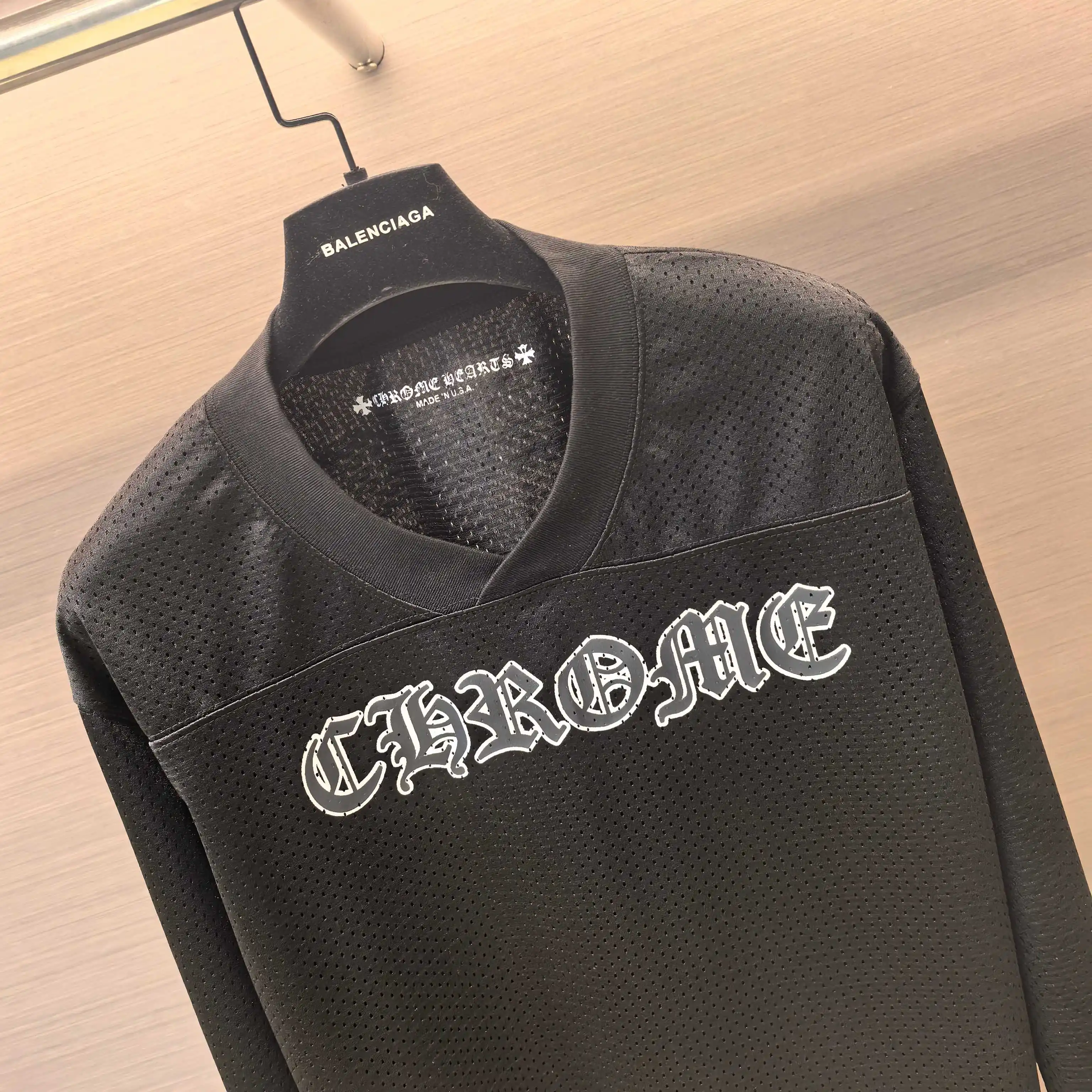 Logo-Print Mesh Hockey Jersey D15523606 — view 4