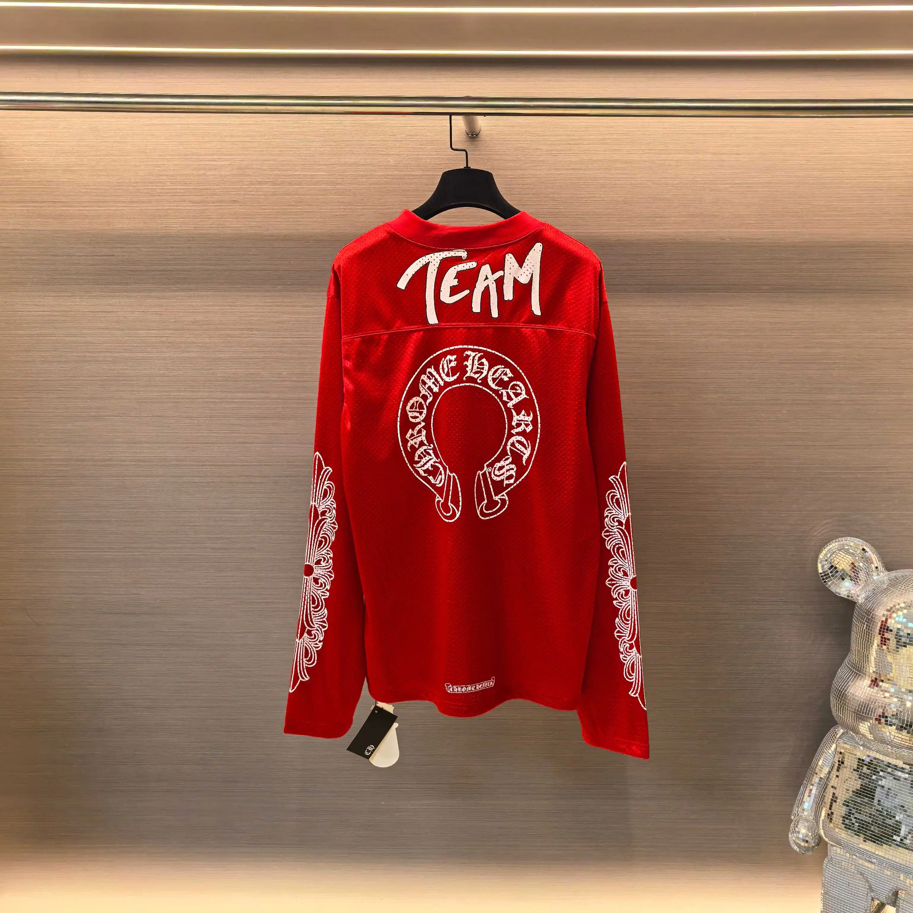 Logo Print Mesh Jersey T-Shirt D15523594 — view 3