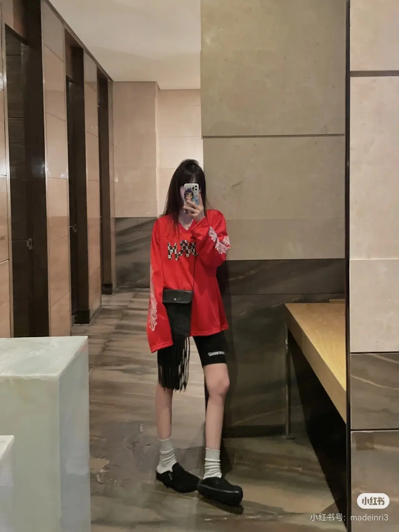 Oversized Mesh Hockey Jersey T-Shirt D15523857 — view 6