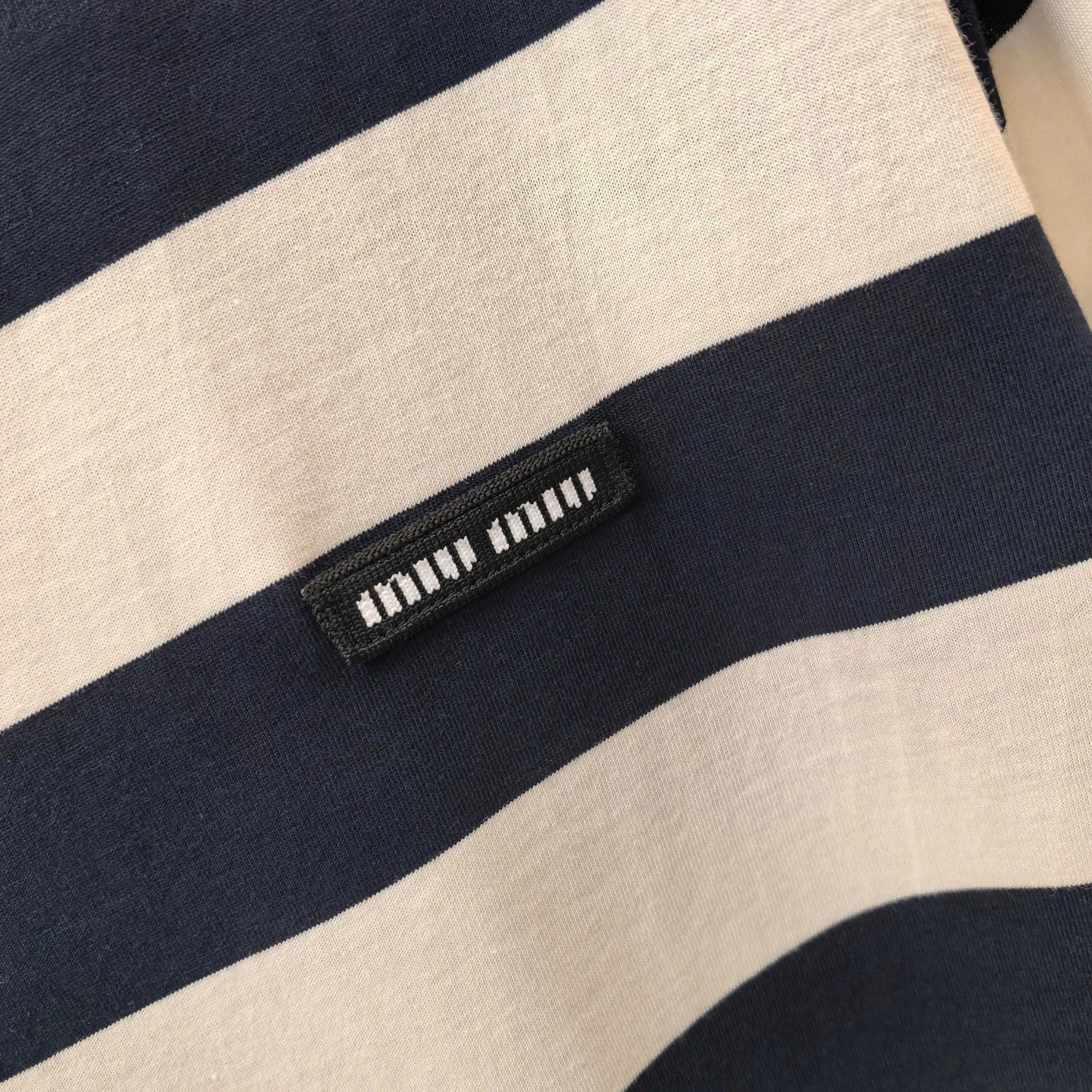 Striped Long-Sleeve Cotton T-Shirt D15523767 — view 5