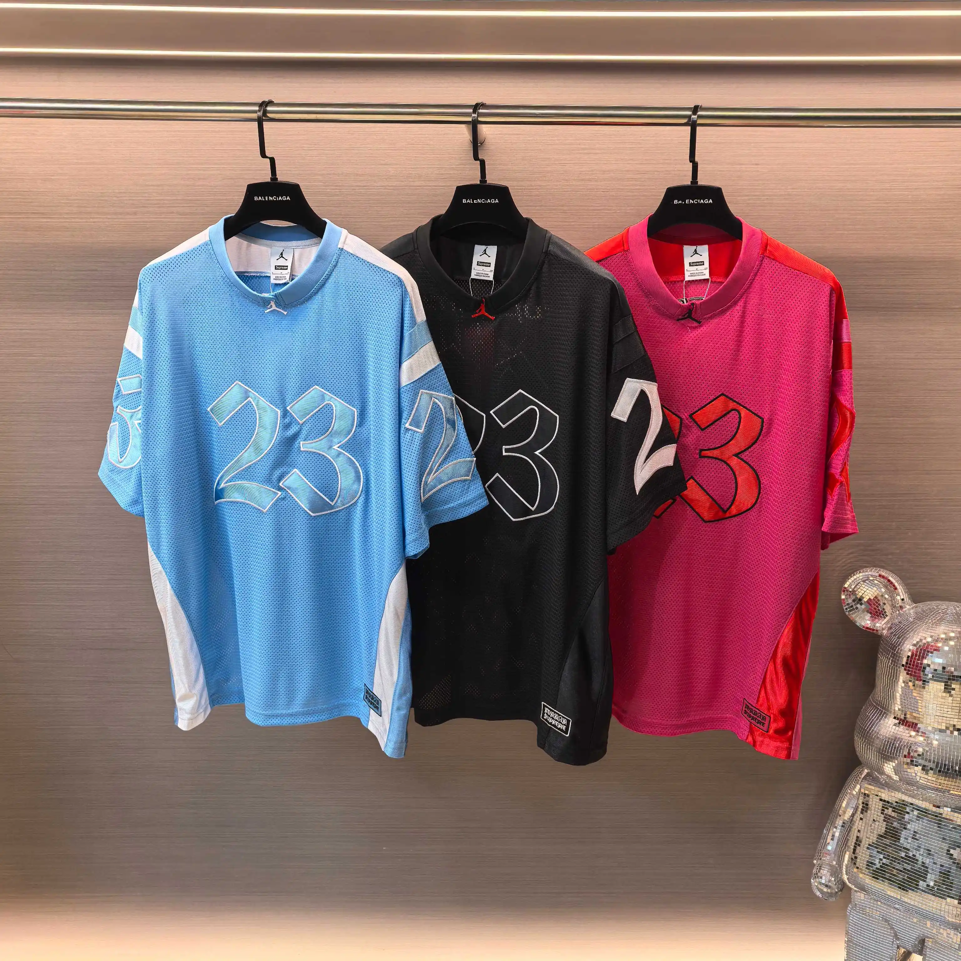 Supreme x Jordan Mesh Football Jersey D15523619