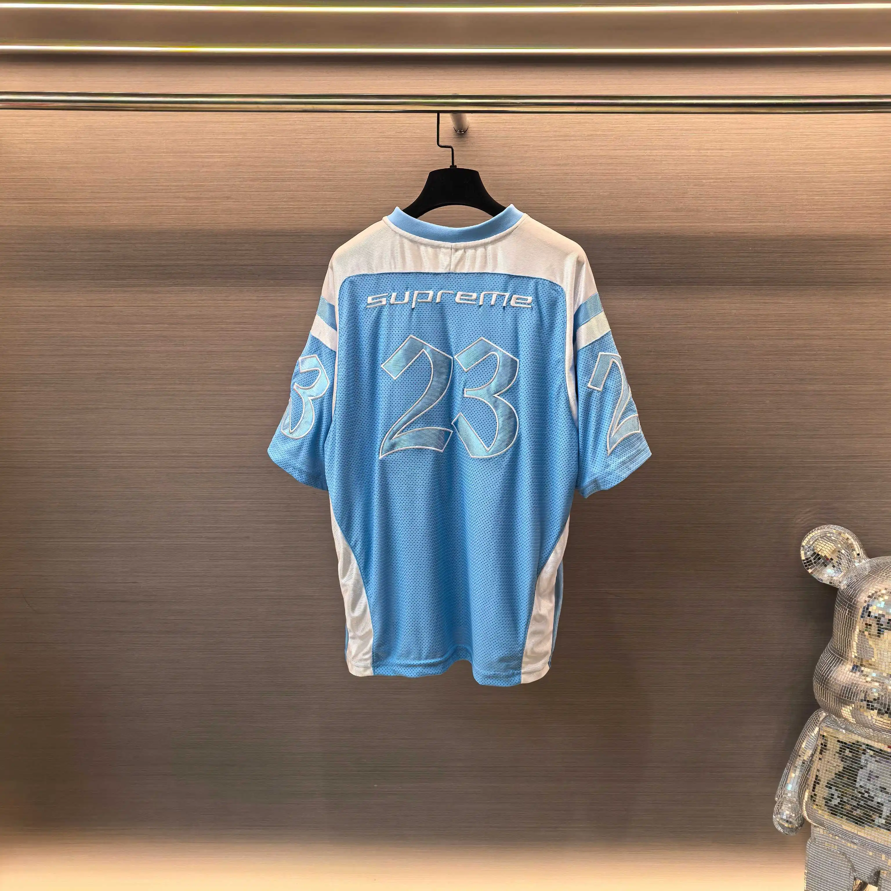 Supreme x Jordan Mesh Football Jersey D15523619 — view 3