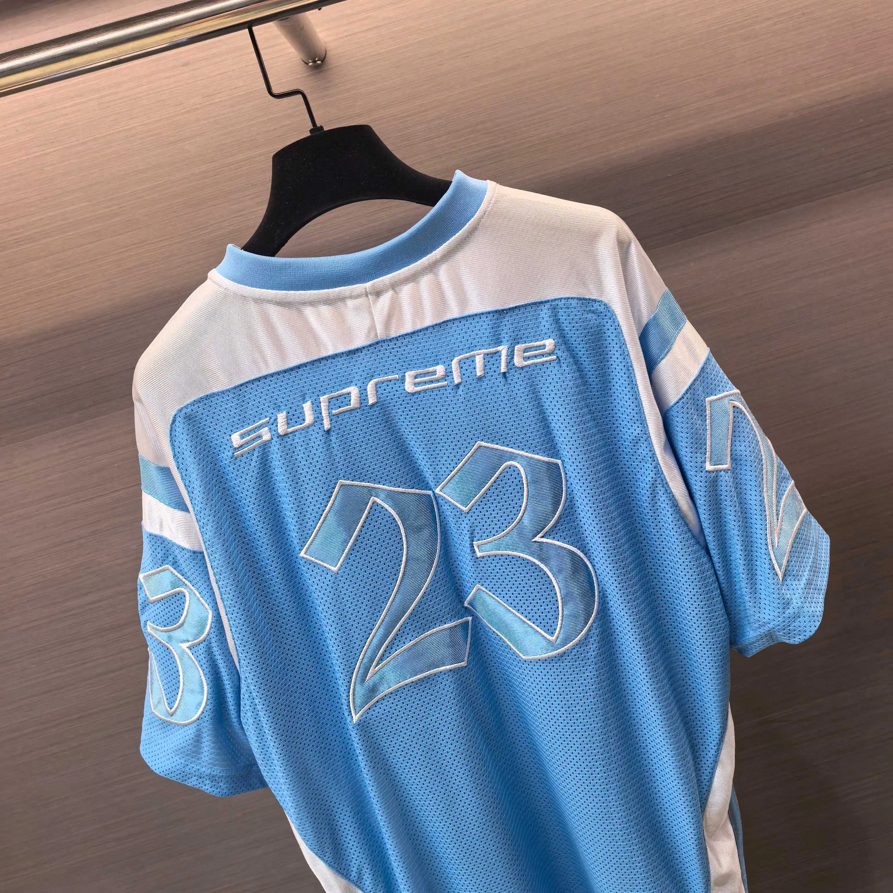 Supreme x Jordan Mesh Football Jersey D15523619 — view 8