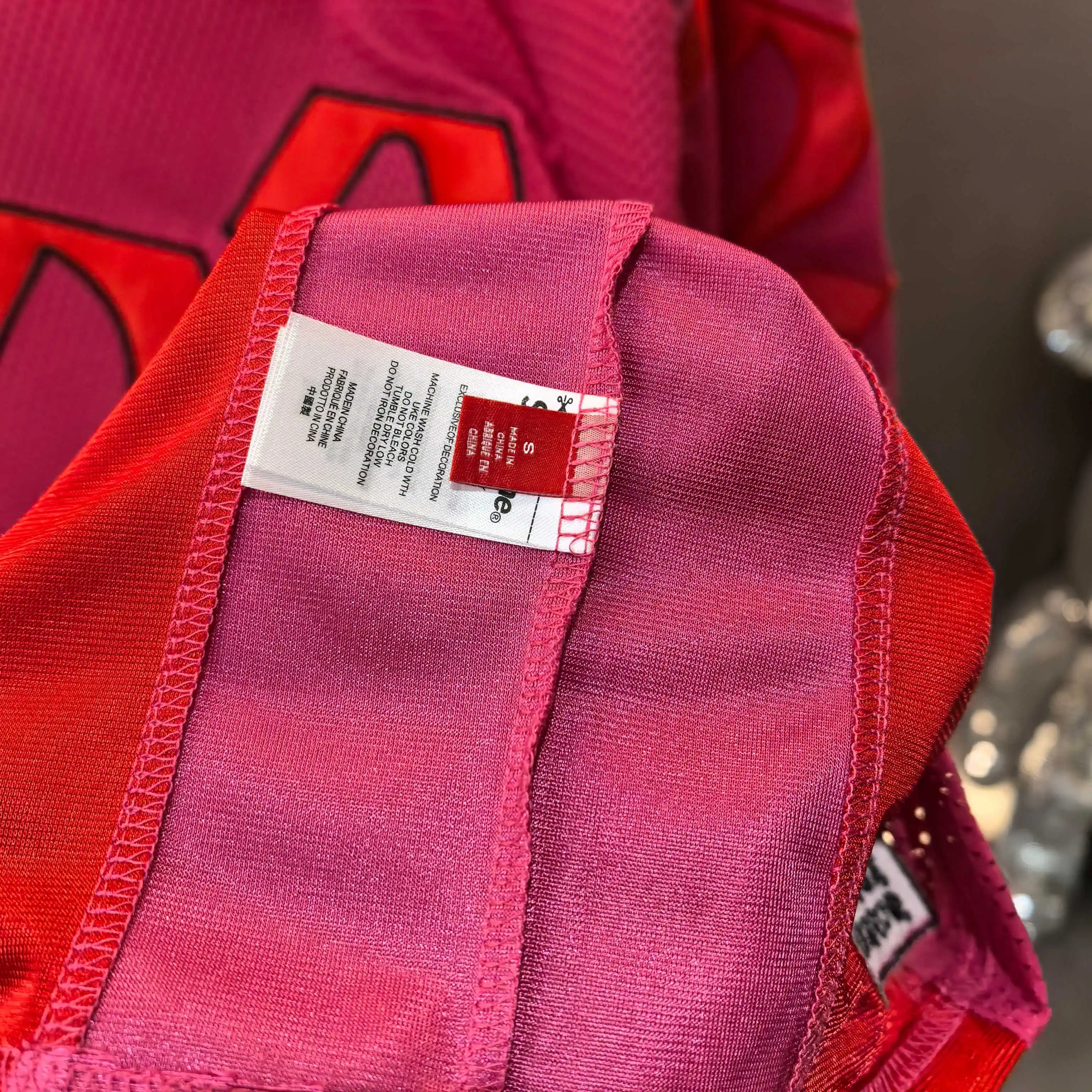 Supreme x Jordan Mesh Football Jersey D15523617 — view 8