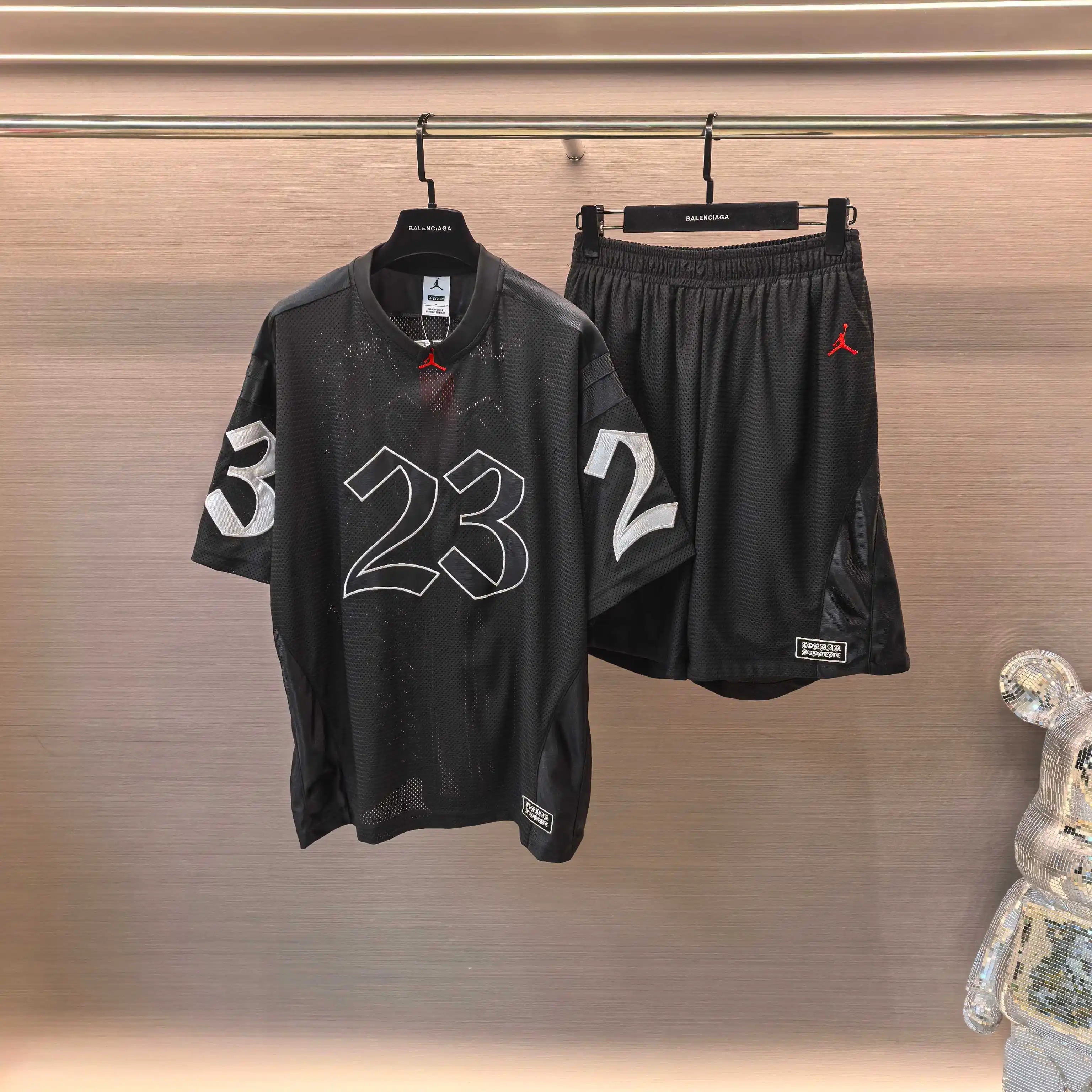 Supreme x Jordan Mesh Football Jersey Set D15523622