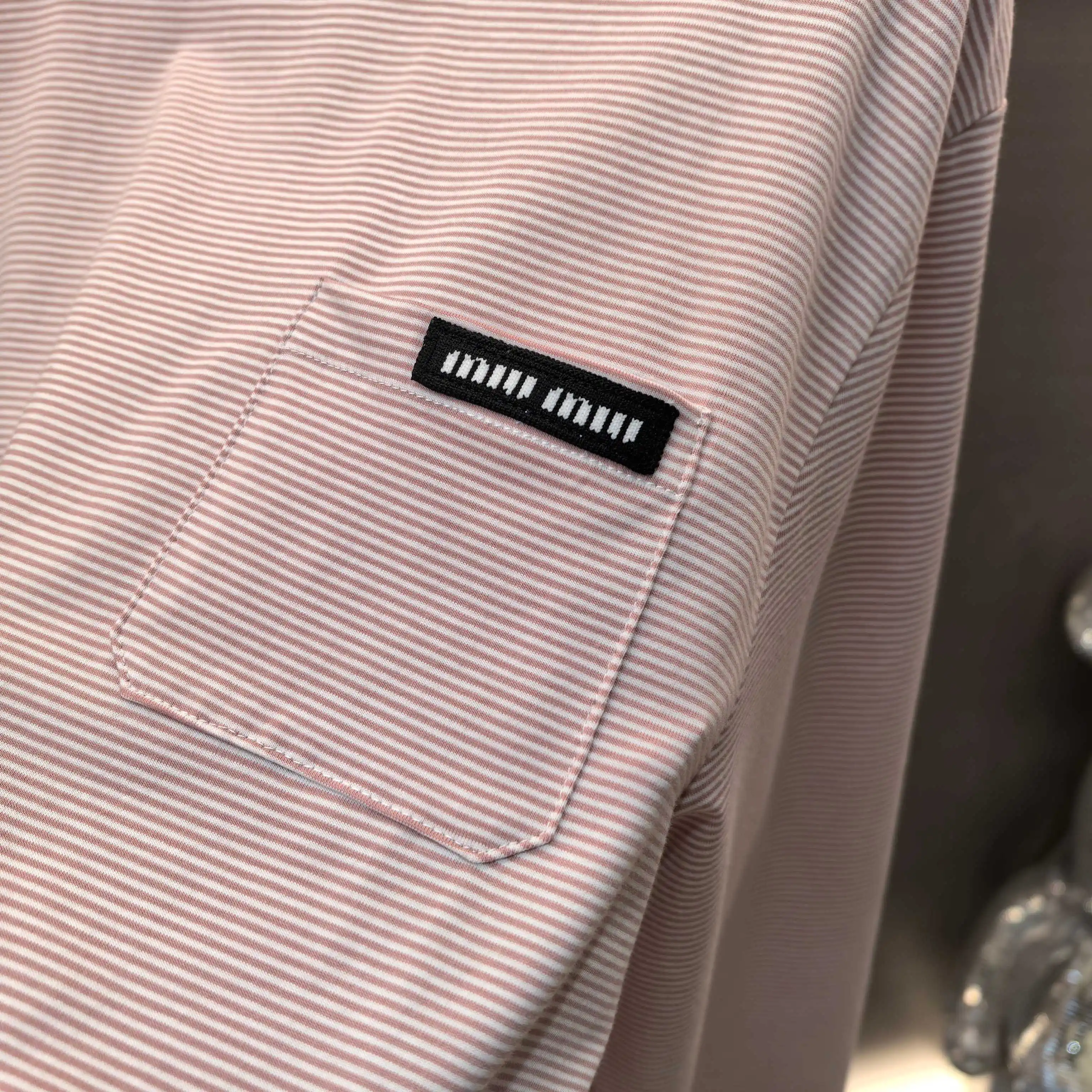 Oversized Striped Long-Sleeve T-Shirt D16023629 — view 4