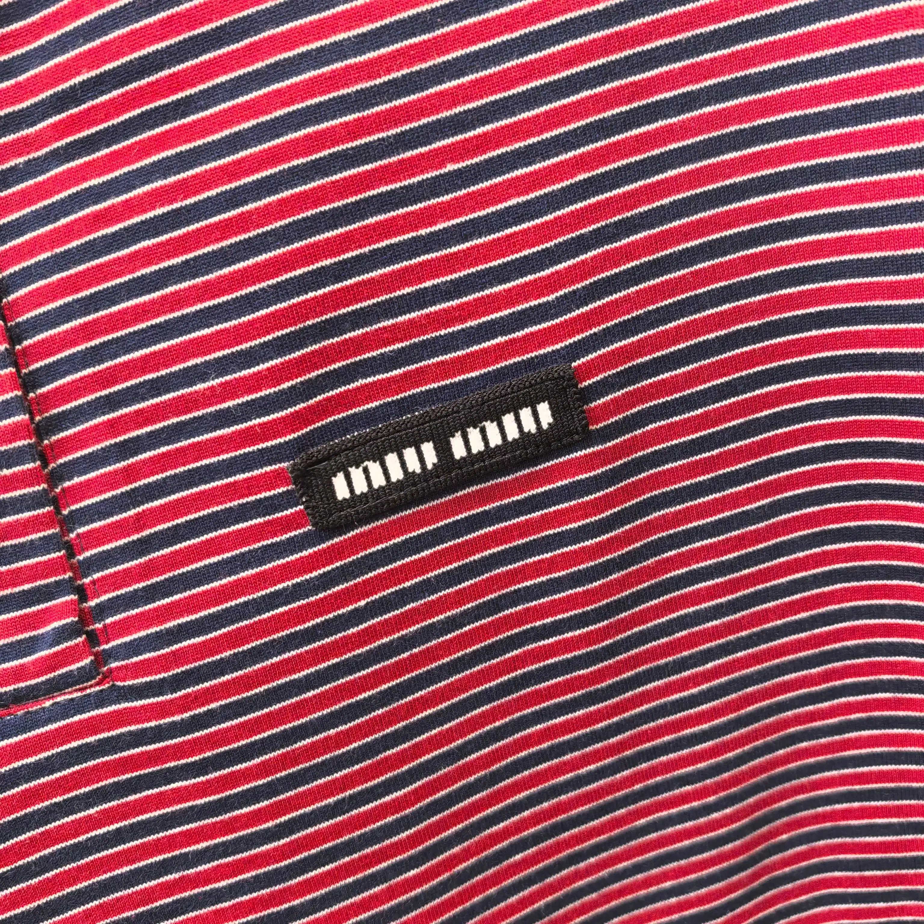 Striped Cotton-Jersey Henley Top D16523780 — view 5