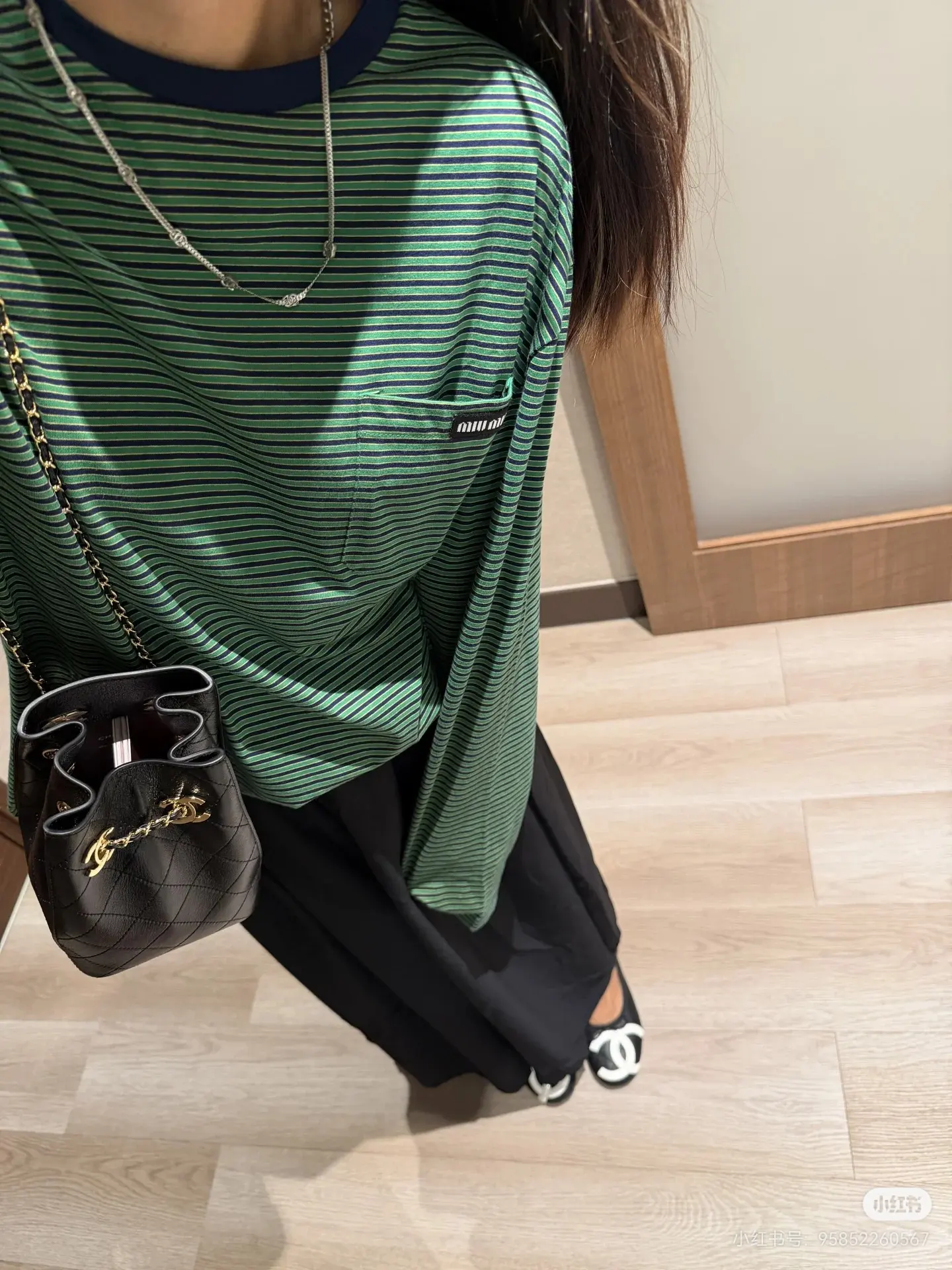 Striped Cotton-Jersey Long-Sleeve T-Shirt D16523796 — view 4