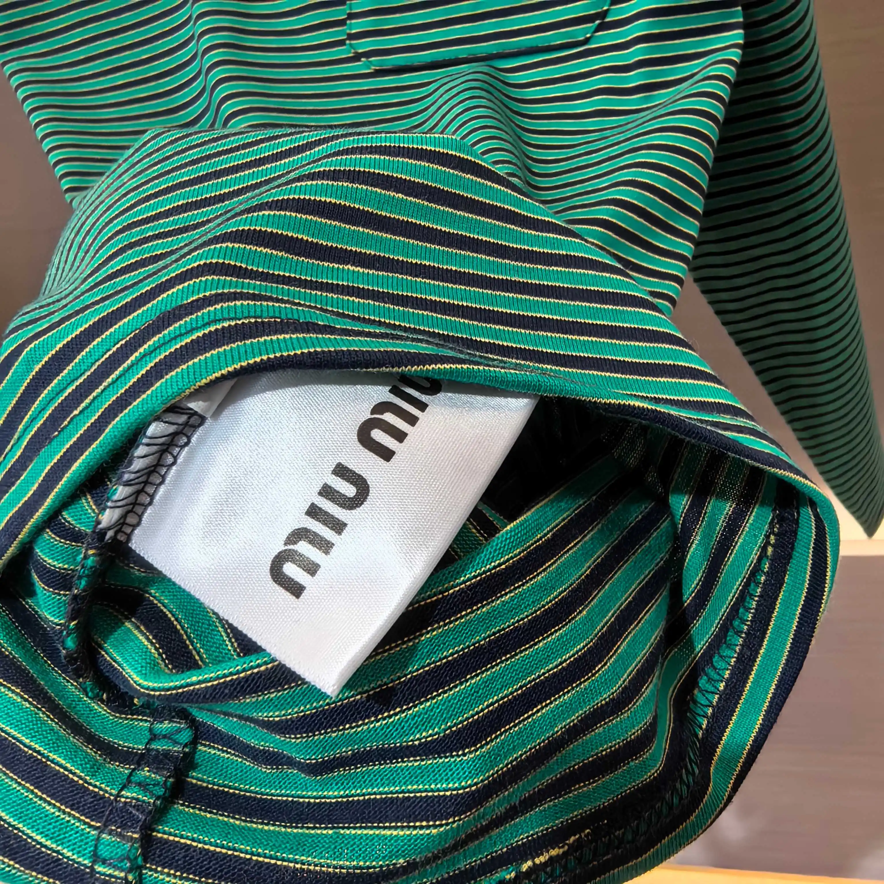 Striped Cotton-Jersey Long-Sleeve T-Shirt D16523794 — view 5