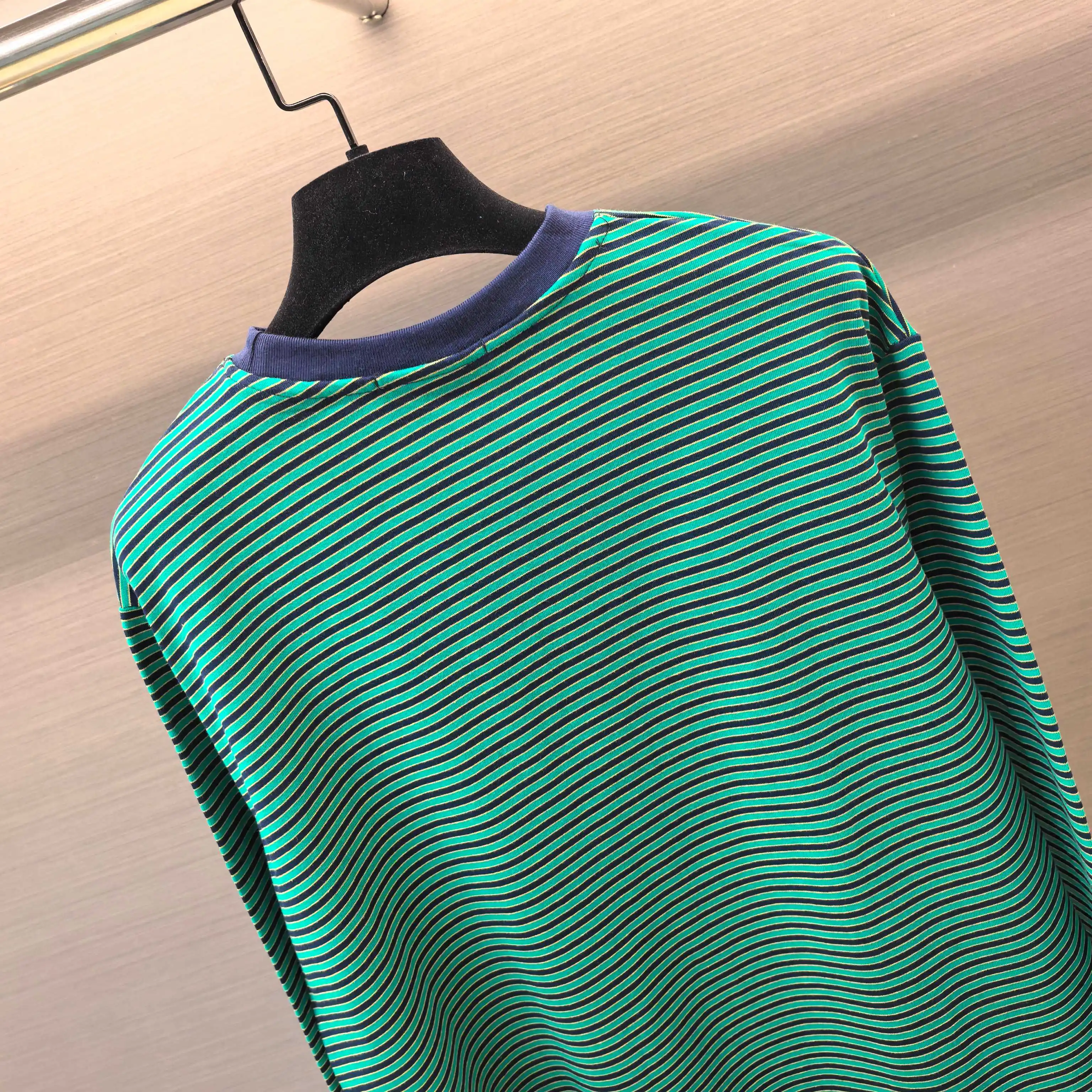 Striped Cotton-Jersey Long-Sleeve T-Shirt D16523794 — view 8