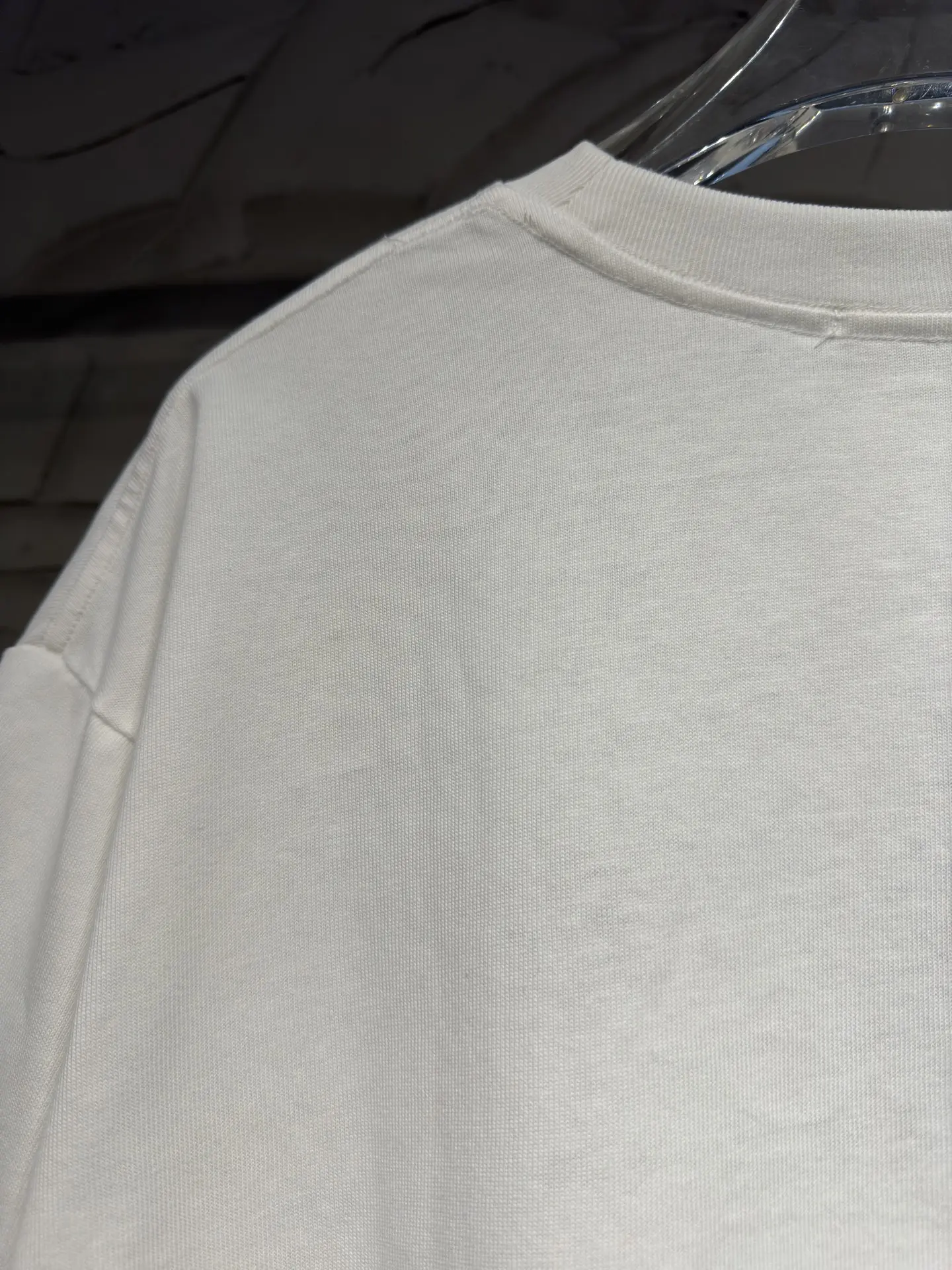 Layered Mesh-Sleeve Graphic T-Shirt D16524359 — view 14