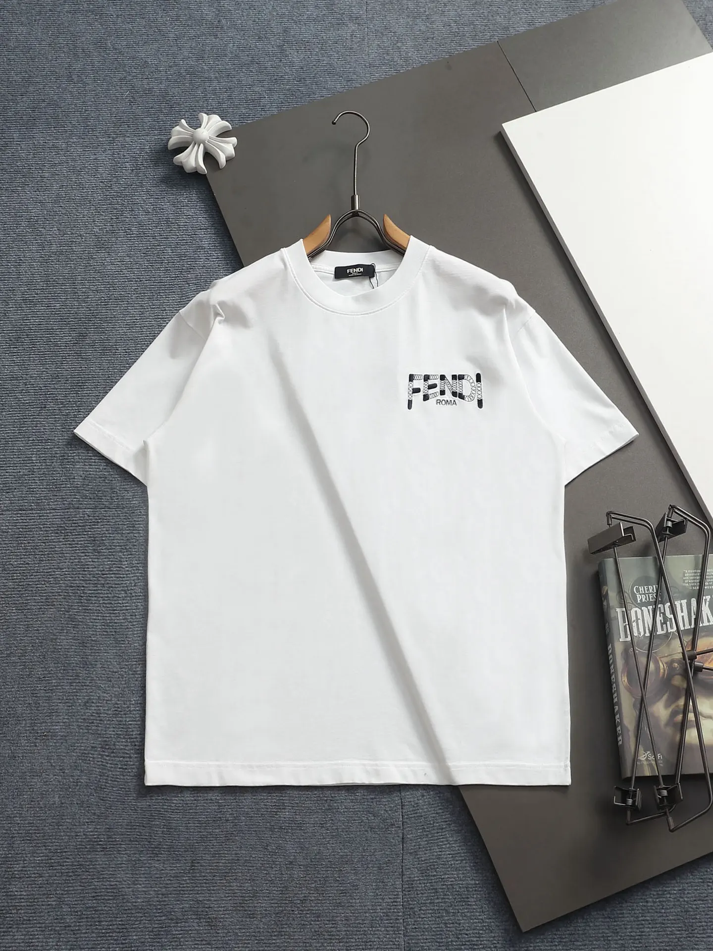 Logo-Embroidered Cotton-Jersey T-Shirt D16514604