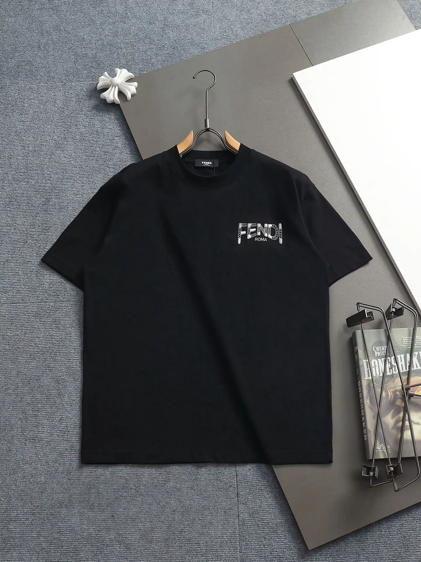 Logo-Embroidered Cotton-Jersey T-Shirt D16514605