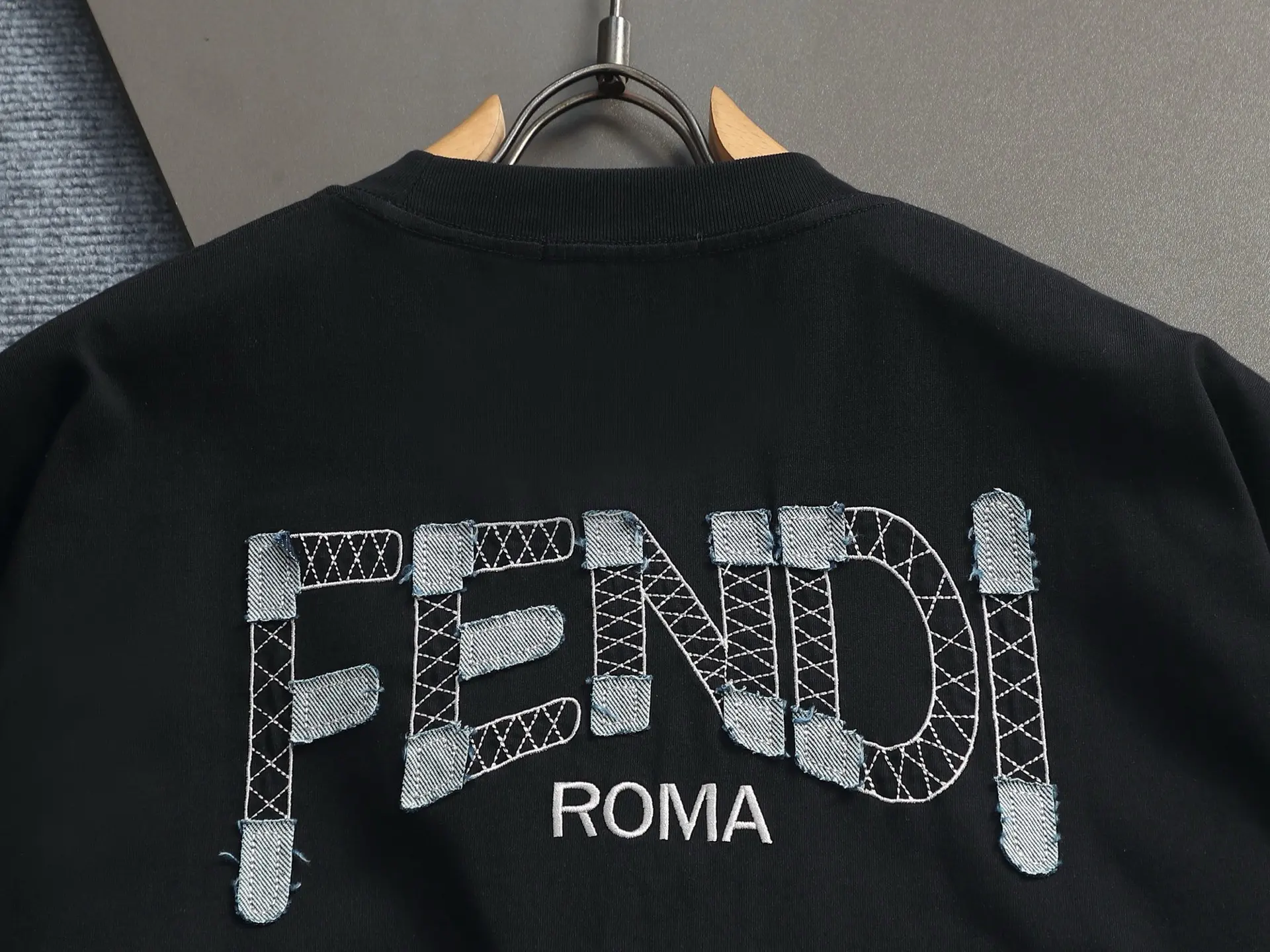 Logo-Embroidered Cotton-Jersey T-Shirt D16514605 — view 10