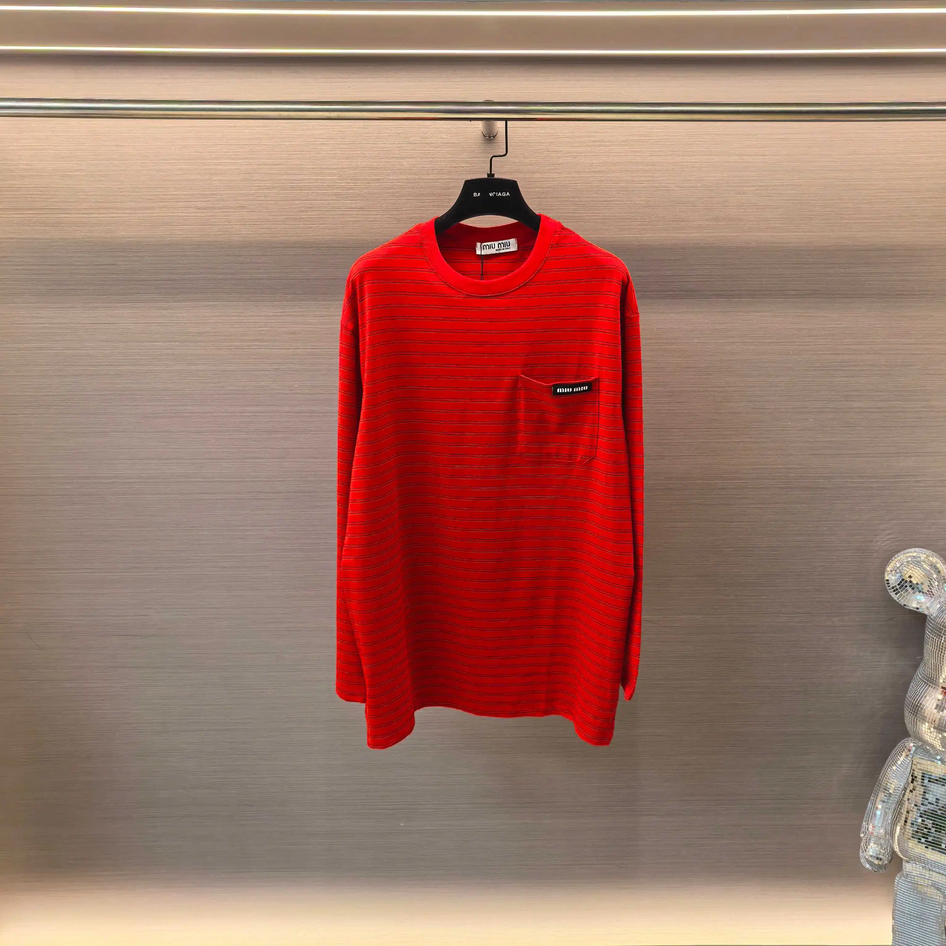 Striped Cotton Long-Sleeve T-Shirt D16523802
