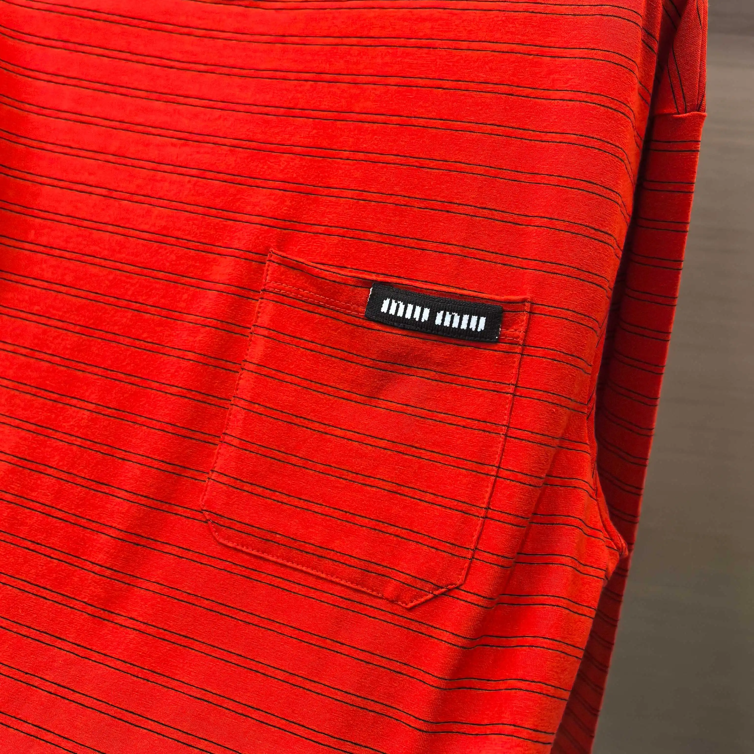 Striped Cotton Long-Sleeve T-Shirt D16523802 — view 4
