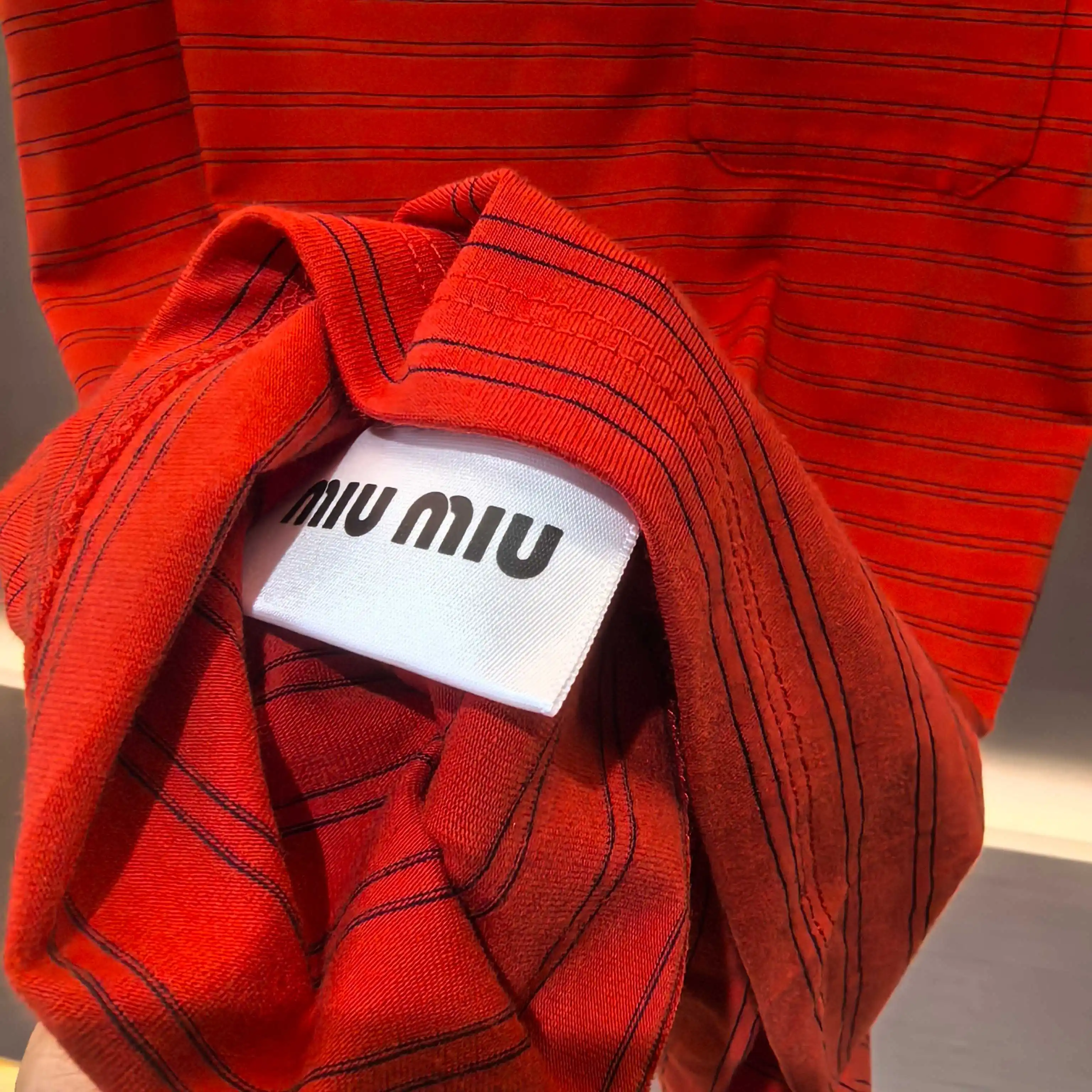 Striped Cotton Long-Sleeve T-Shirt D16523802 — view 6