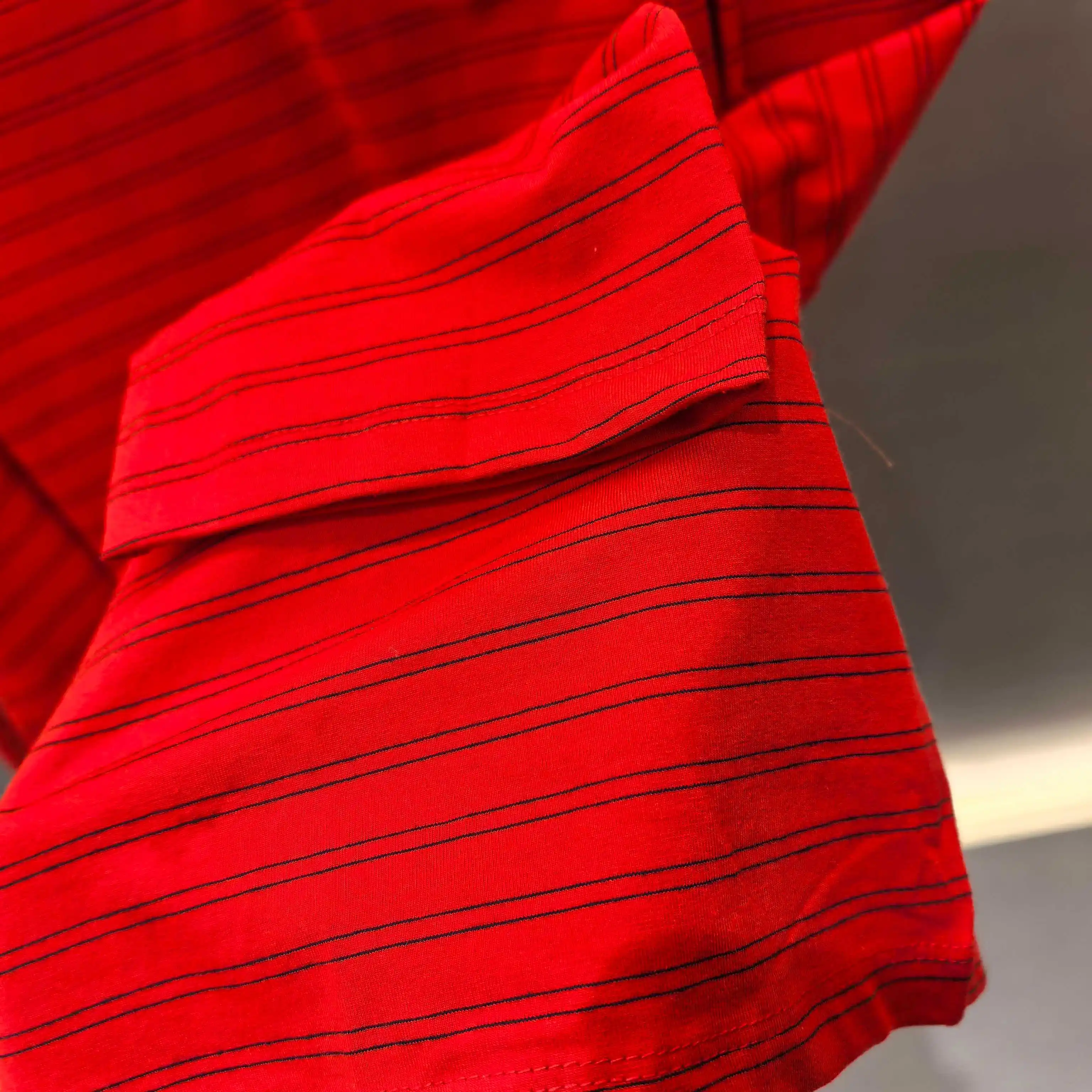 Striped Cotton Long-Sleeve T-Shirt D16523802 — view 7