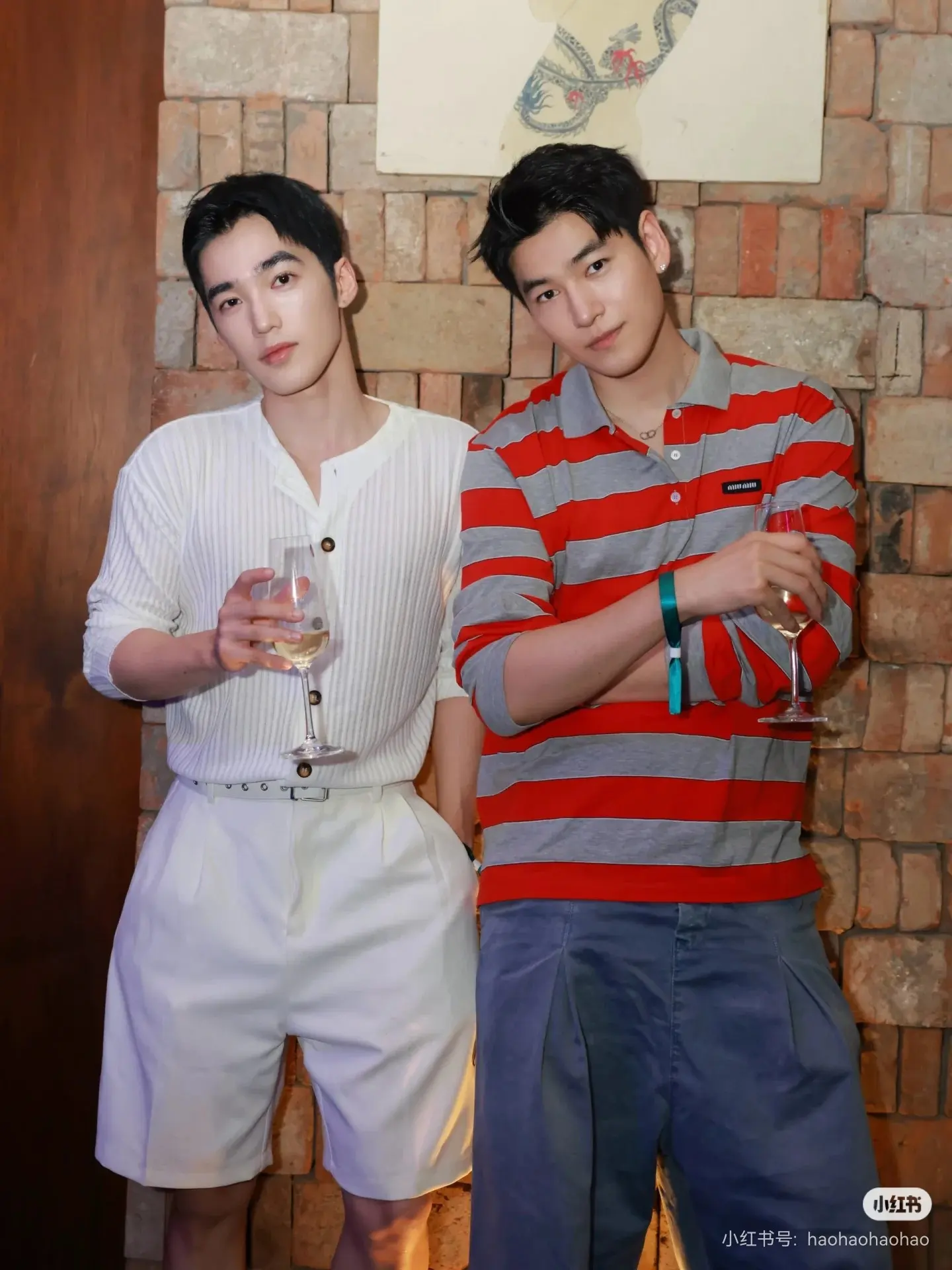 Striped Long-Sleeve Polo Shirt D16523812 — view 4