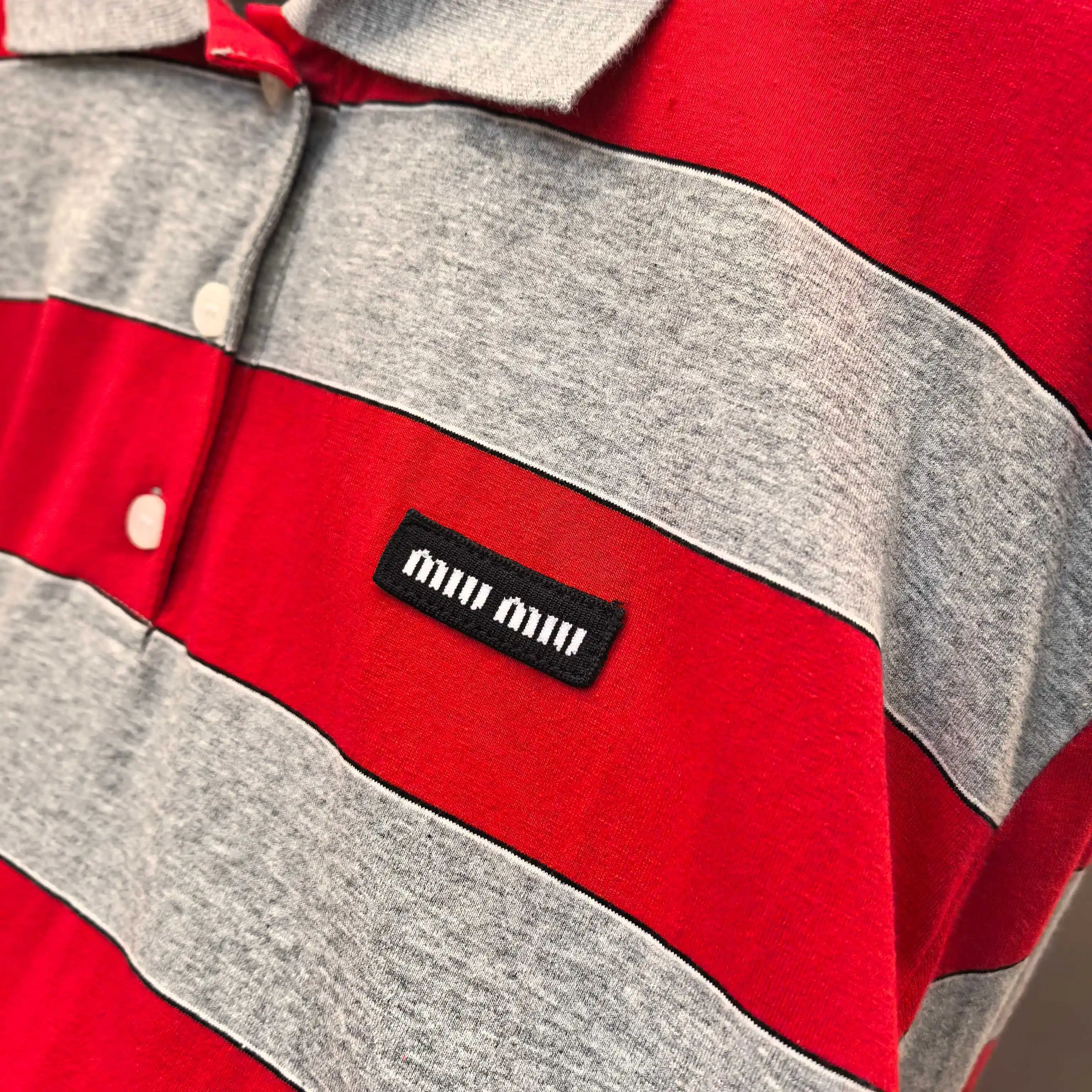 Striped Long-Sleeve Polo Shirt D16523811 — view 4